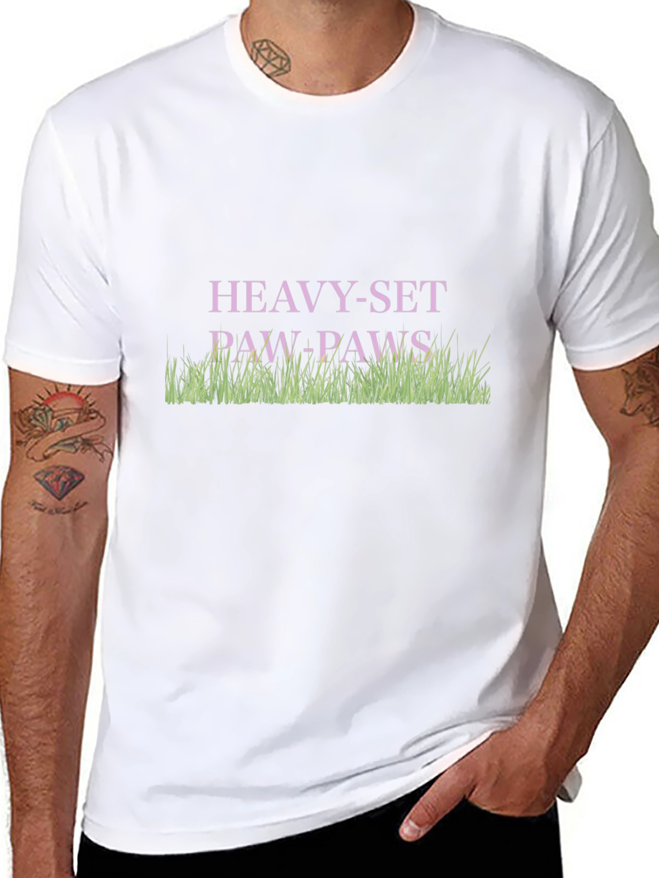 Heavy-Set Paw-Paws Graphic Tee