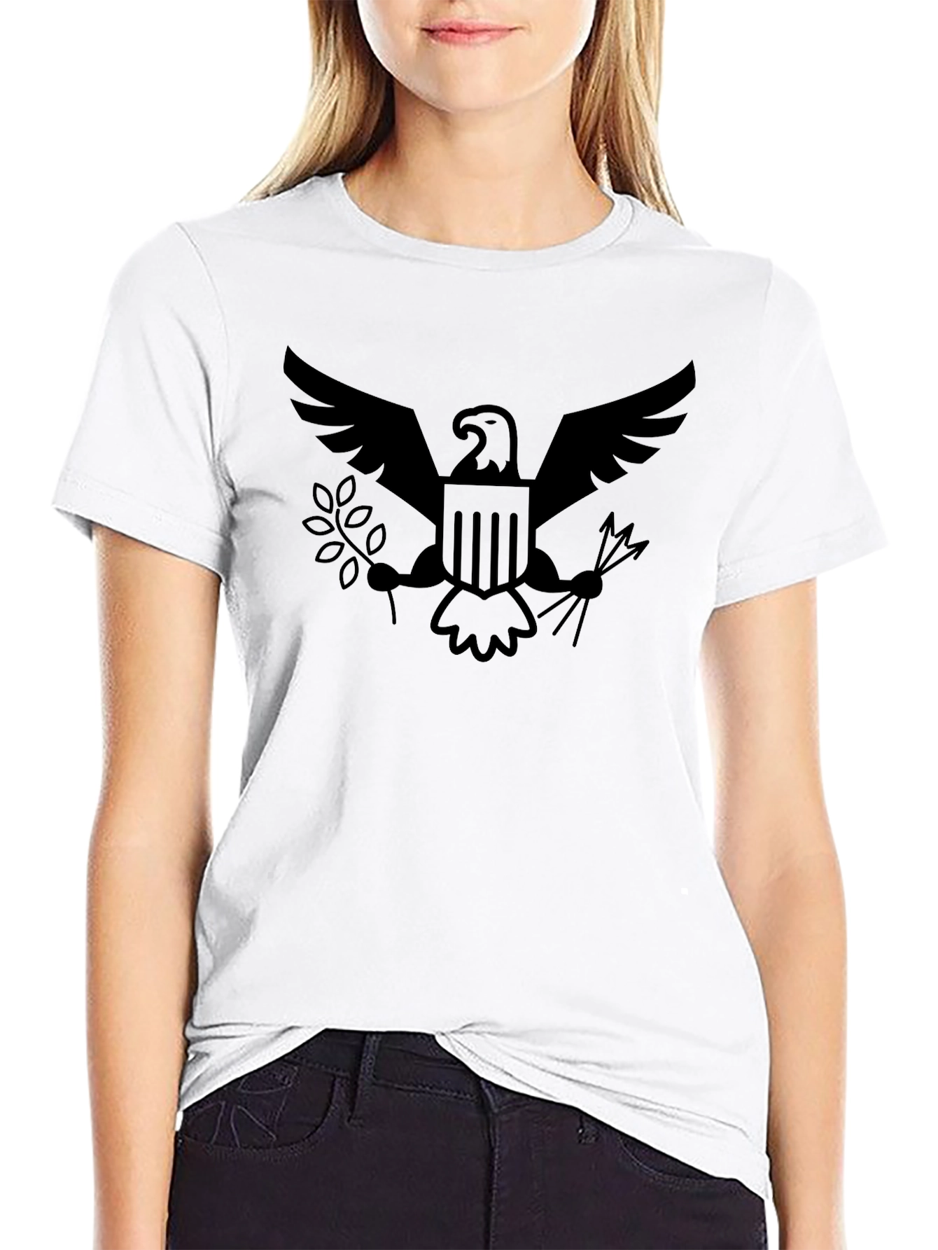 Eagle Emblem Black T-Shirt