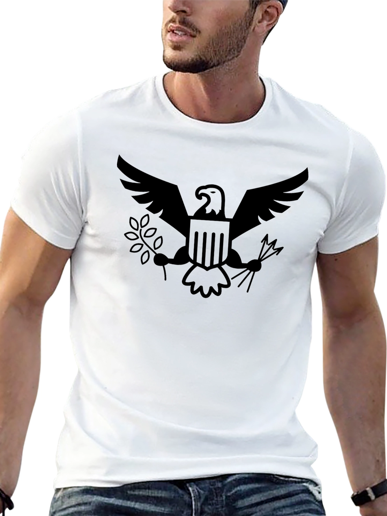 Eagle Emblem Black T-Shirt