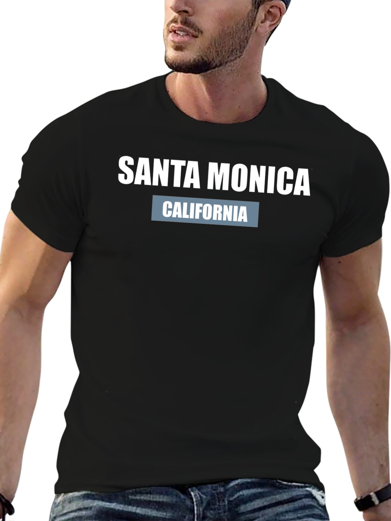 Santa Monica California Graphic T-Shirt