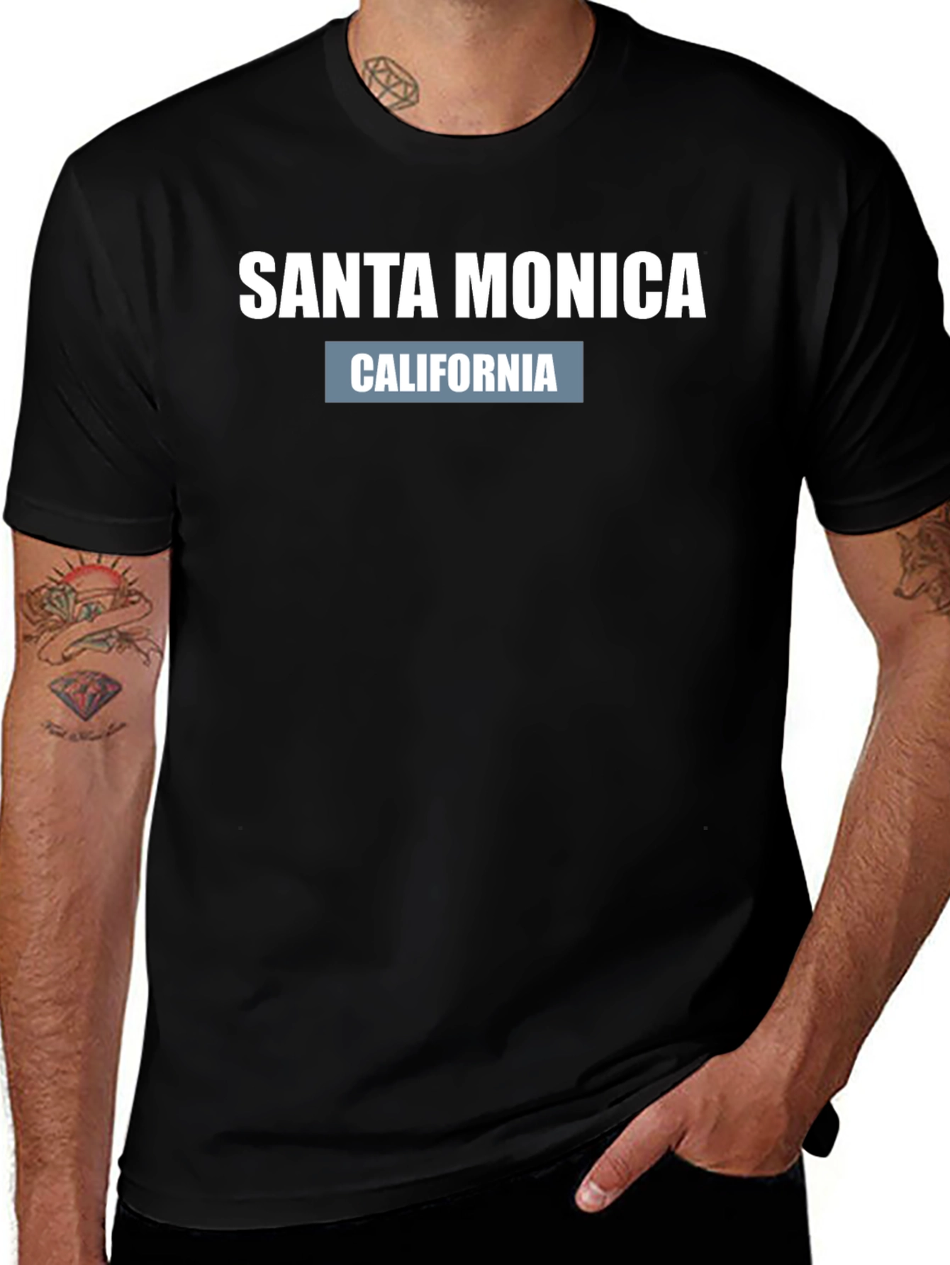 Santa Monica California Graphic T-Shirt