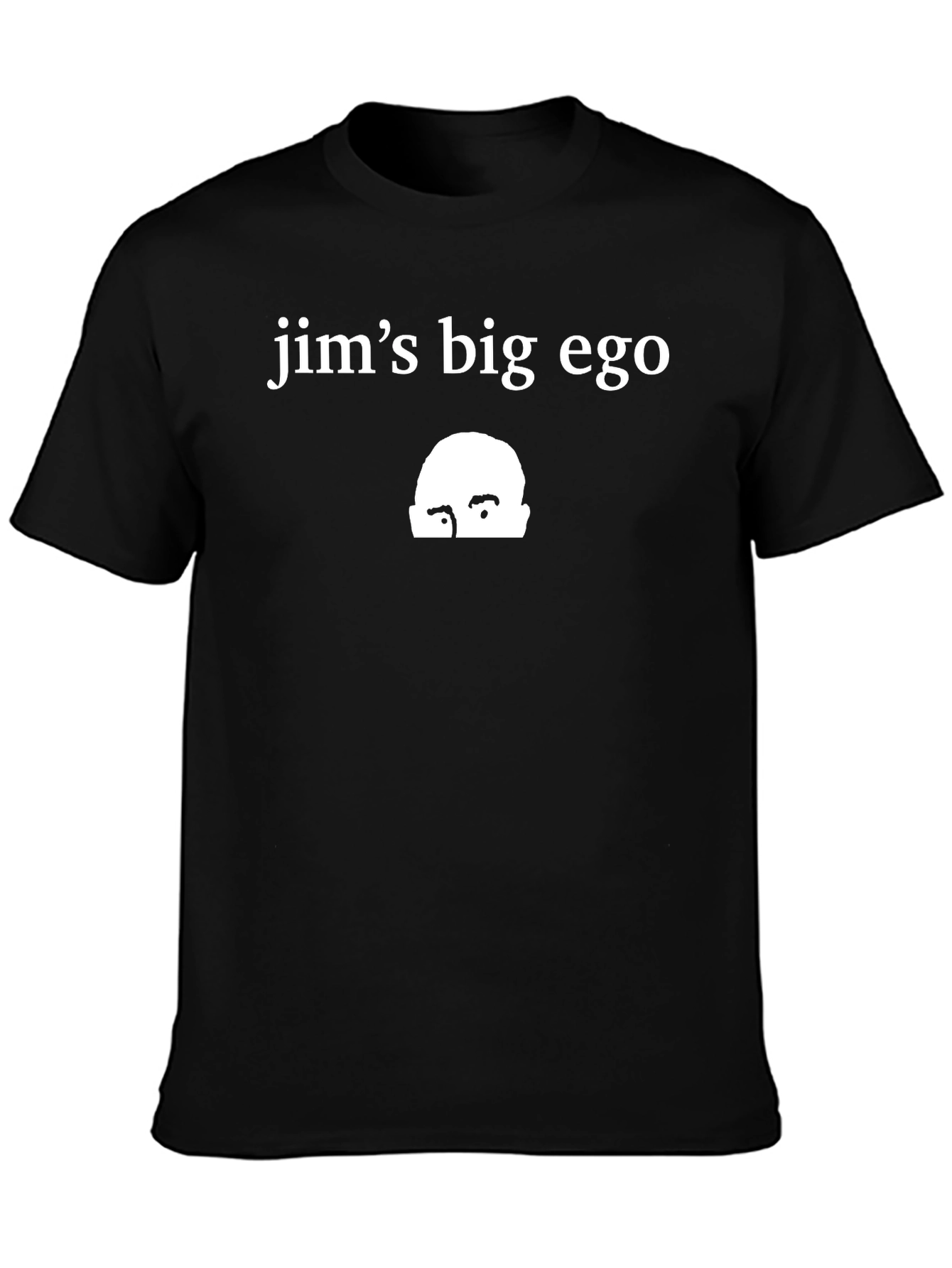 Jims Big Ego Black T-Shirt