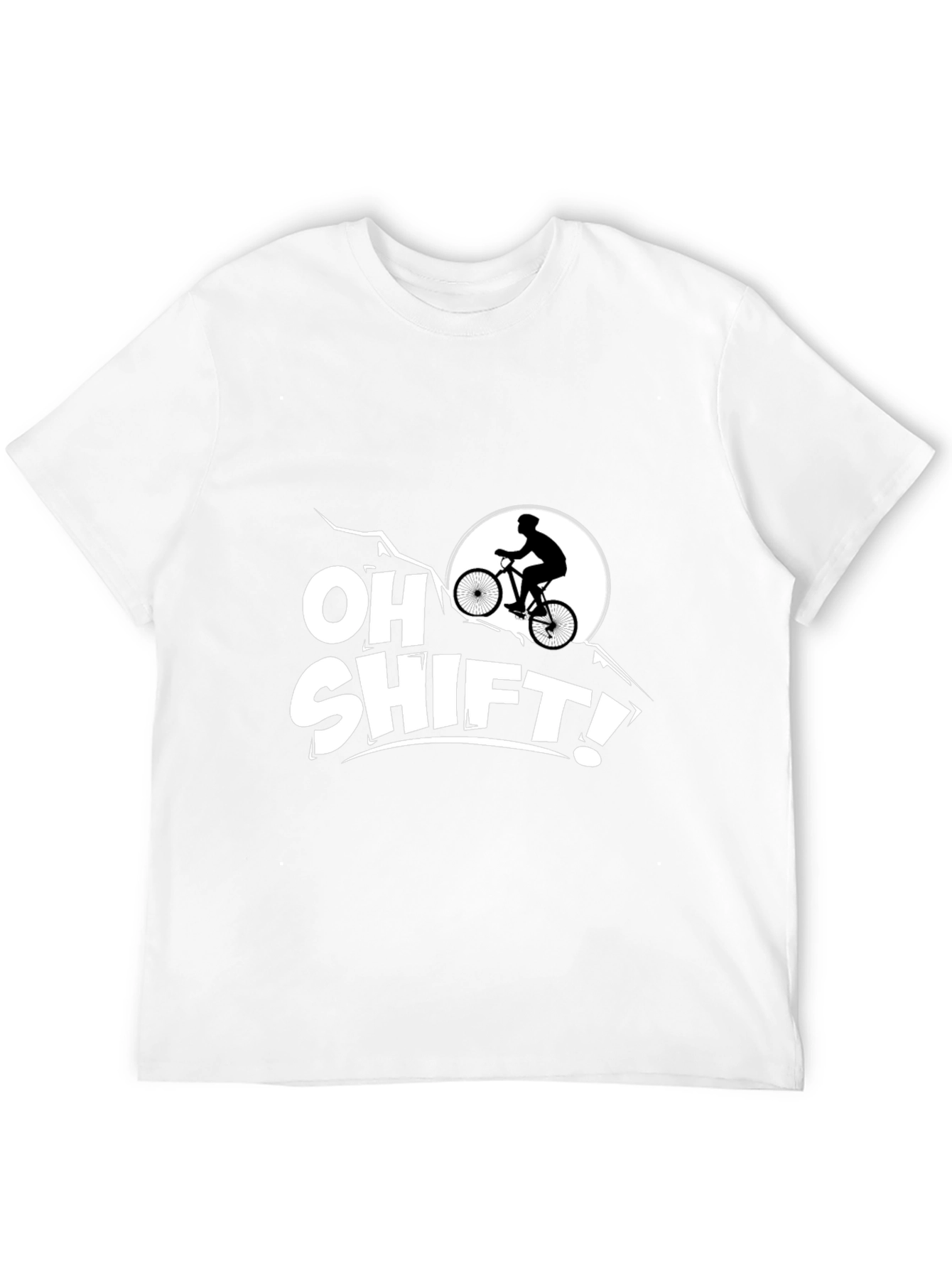 Oh Shift! Mountain Biker Graphic T-Shirt