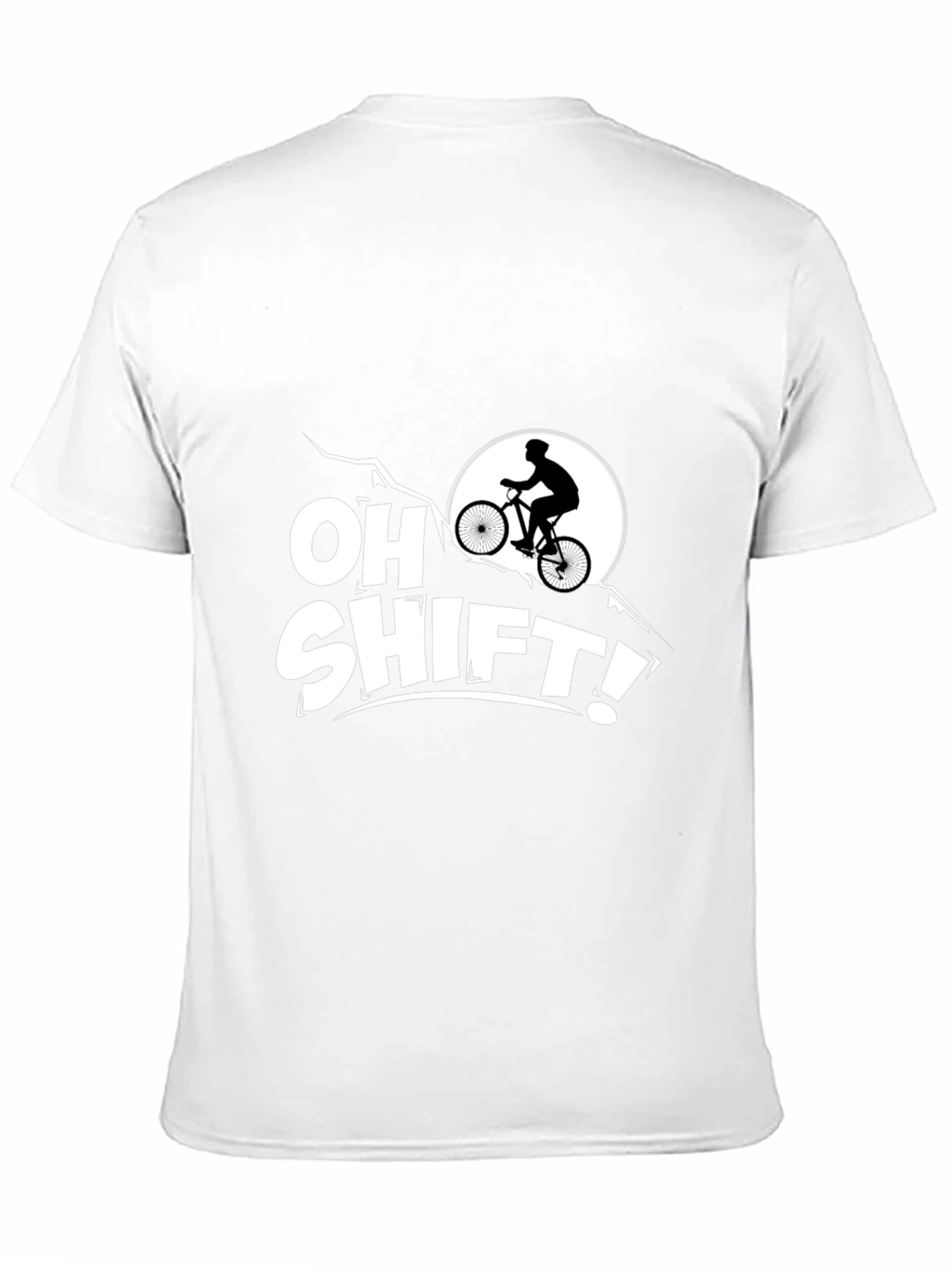 Oh Shift! Mountain Biker Graphic T-Shirt