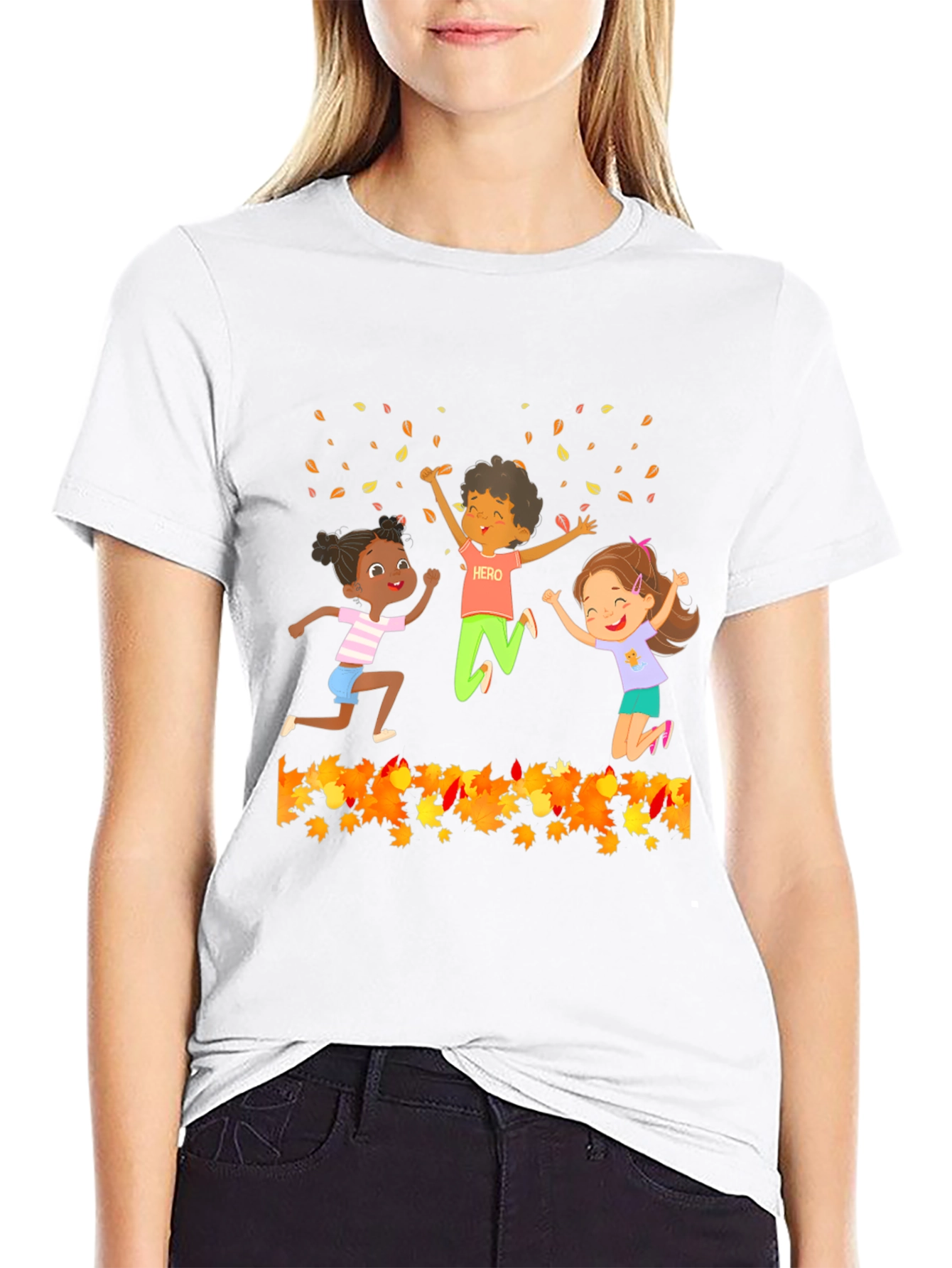 Autumn Kids T-Shirt - Festive Fall Fun!