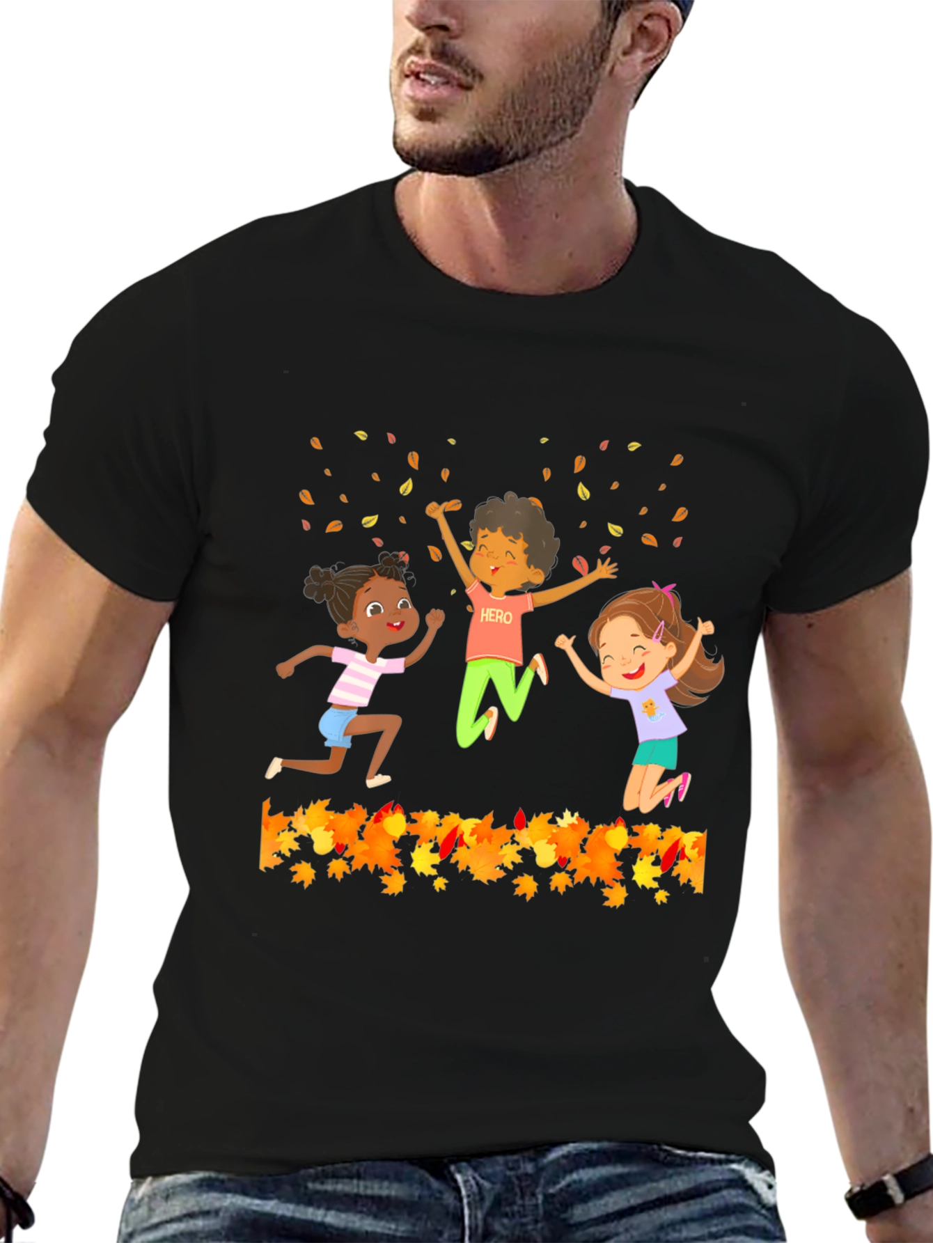 Autumn Kids T-Shirt - Festive Fall Fun!