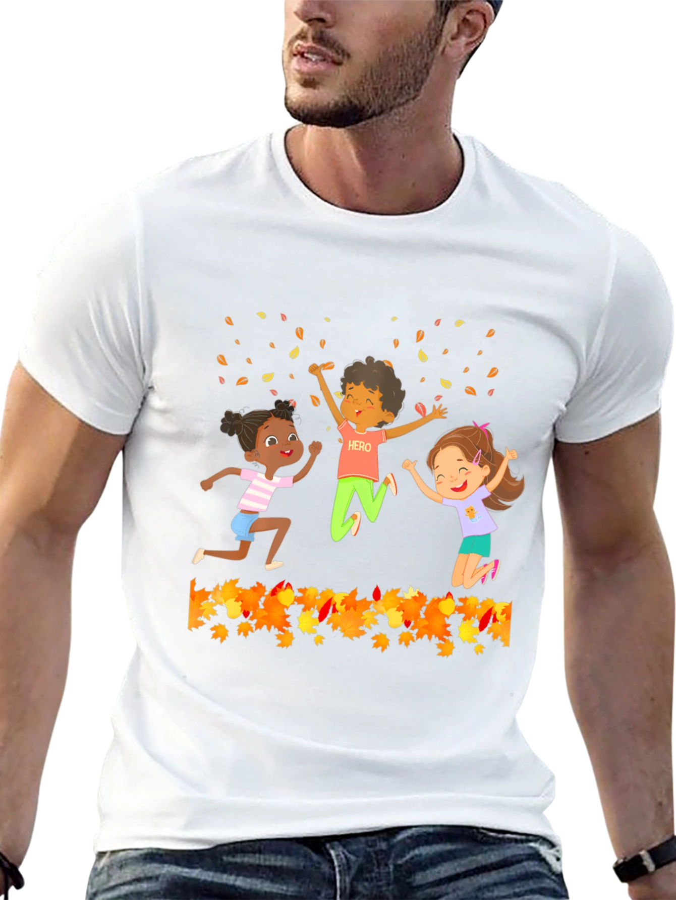 Autumn Kids T-Shirt - Festive Fall Fun!