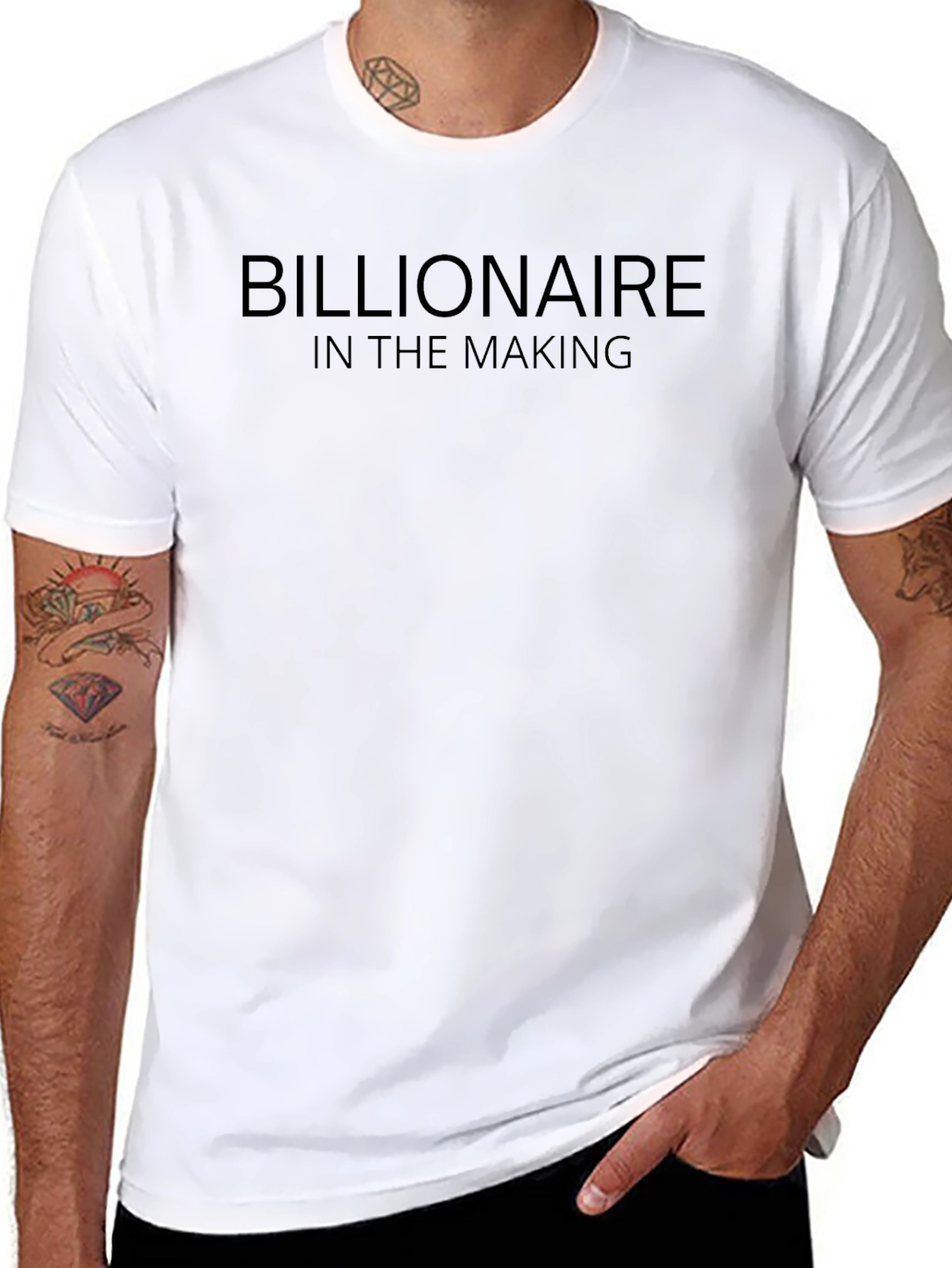 Billionaire in the Making Black T-Shirt