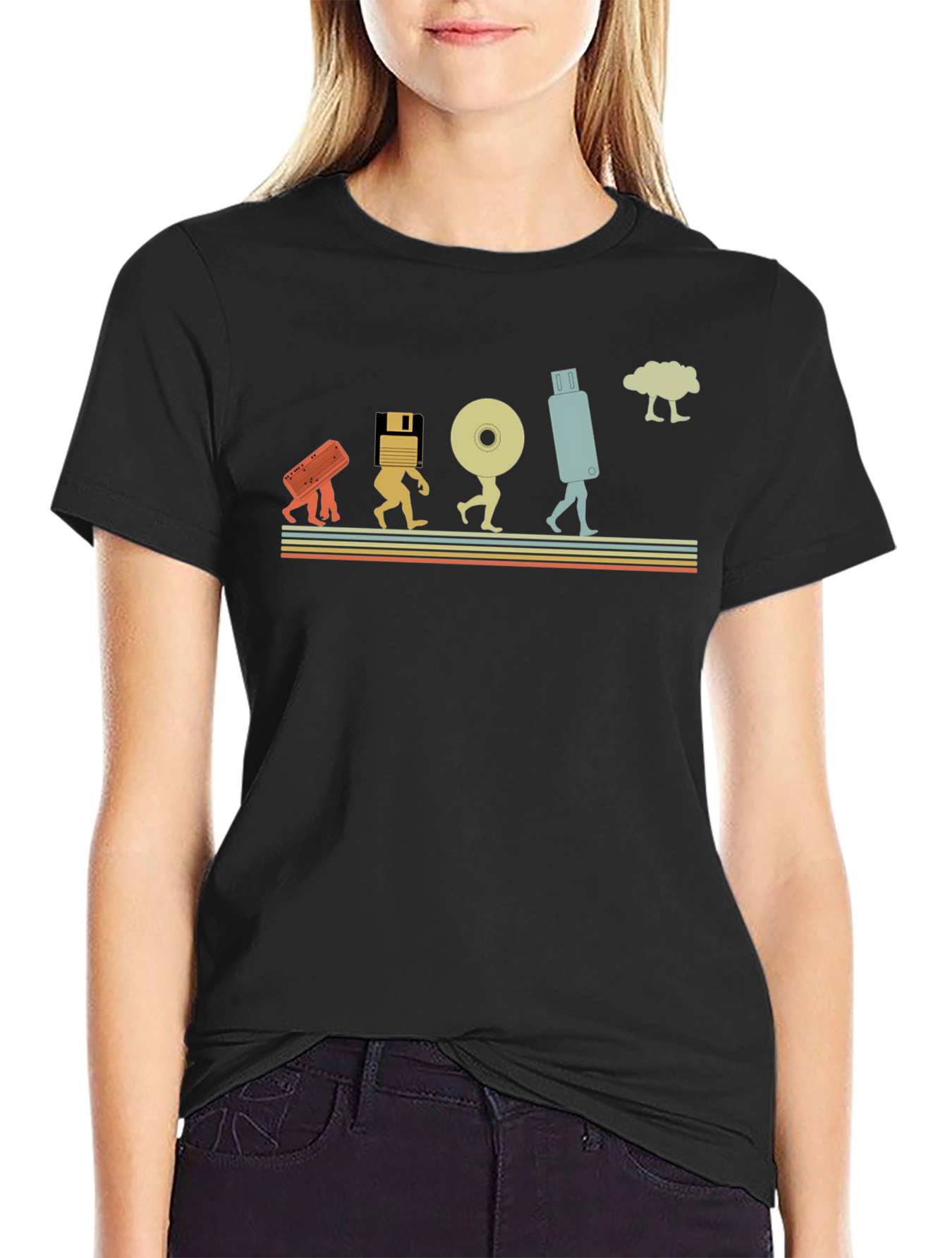 Evolution of Storage T-Shirt Funny Tech Tee