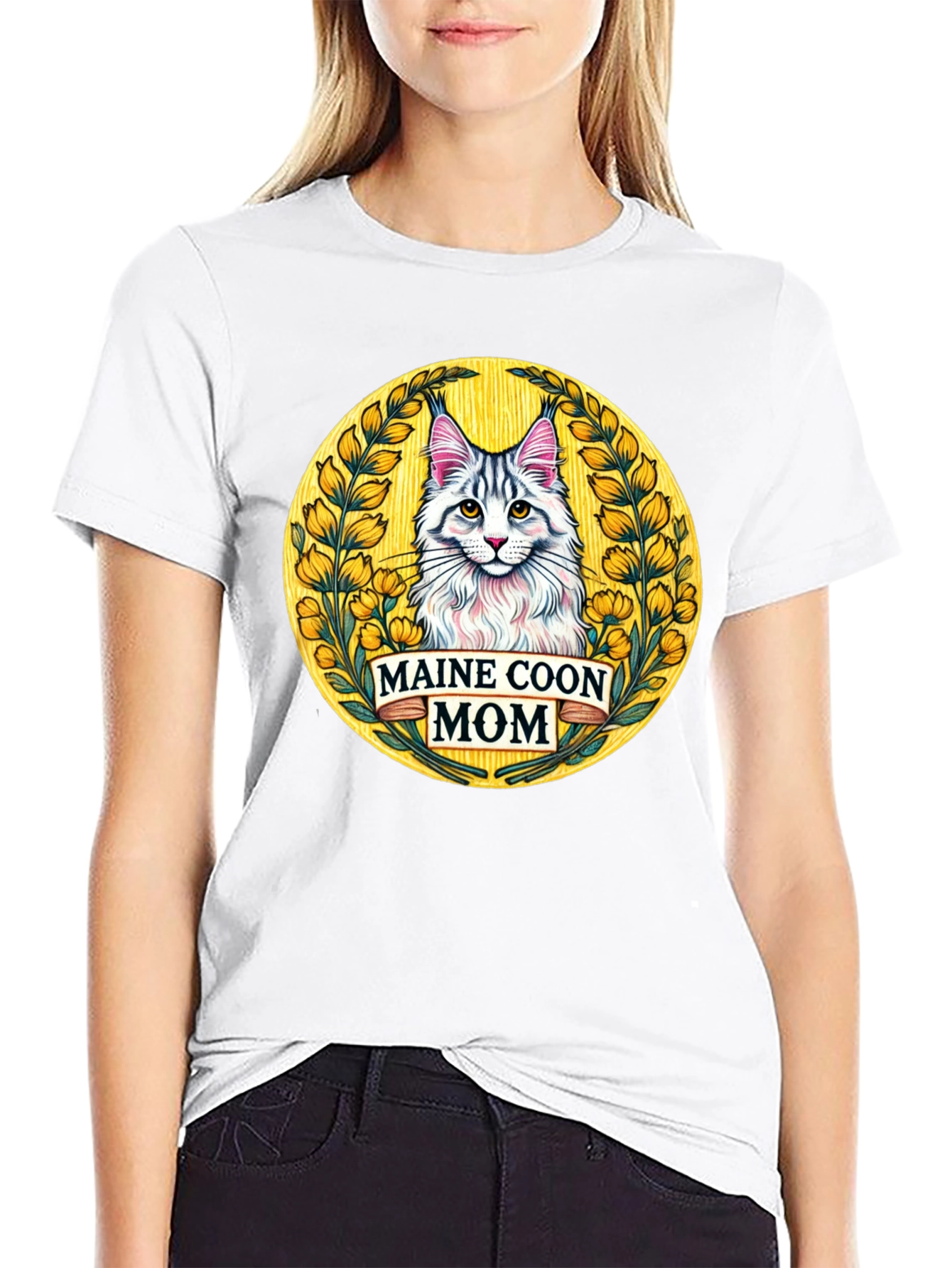 Maine Coon Mom Graphic Tee