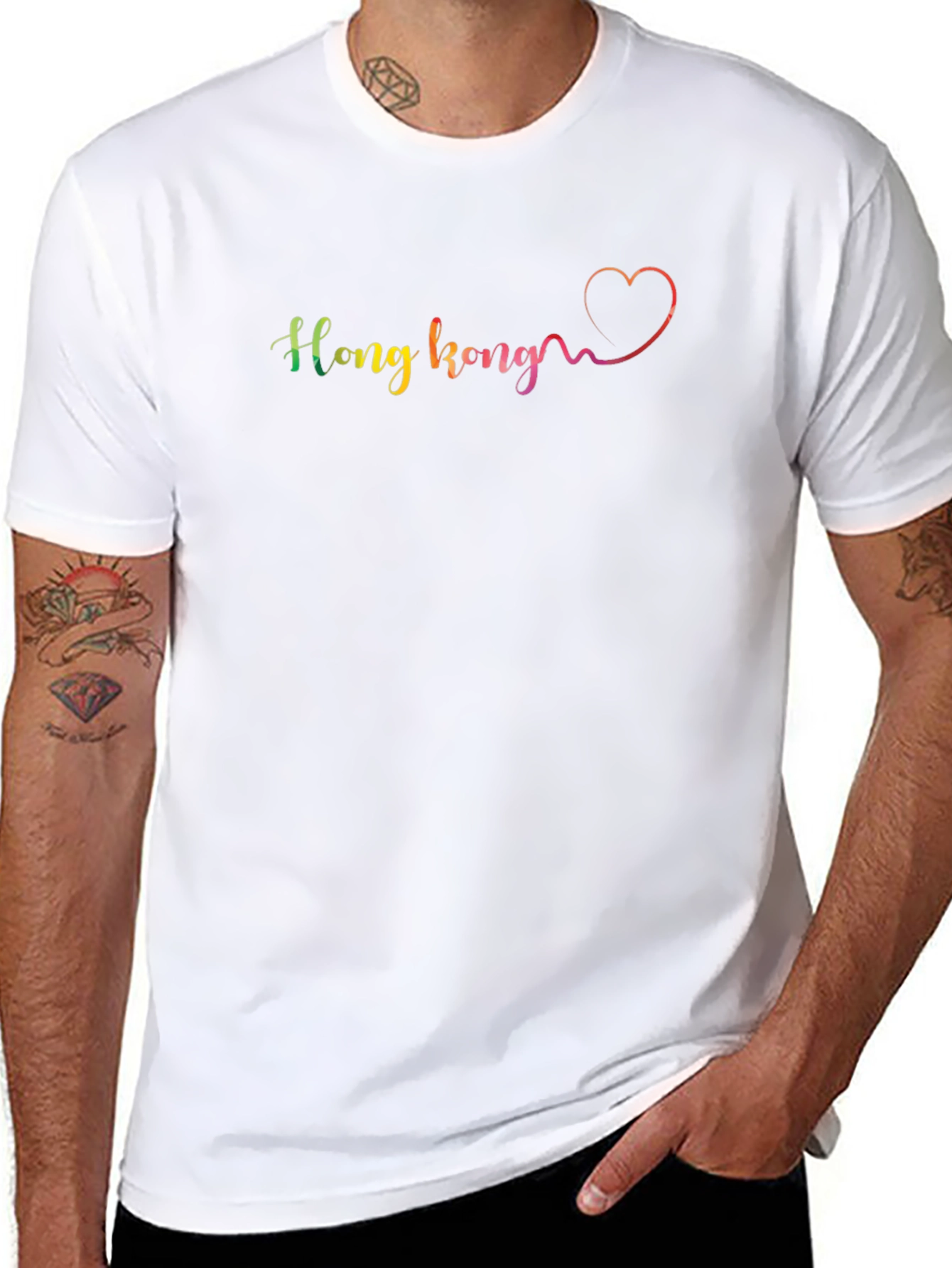 Hong Kong Love Heartbeat T-Shirt