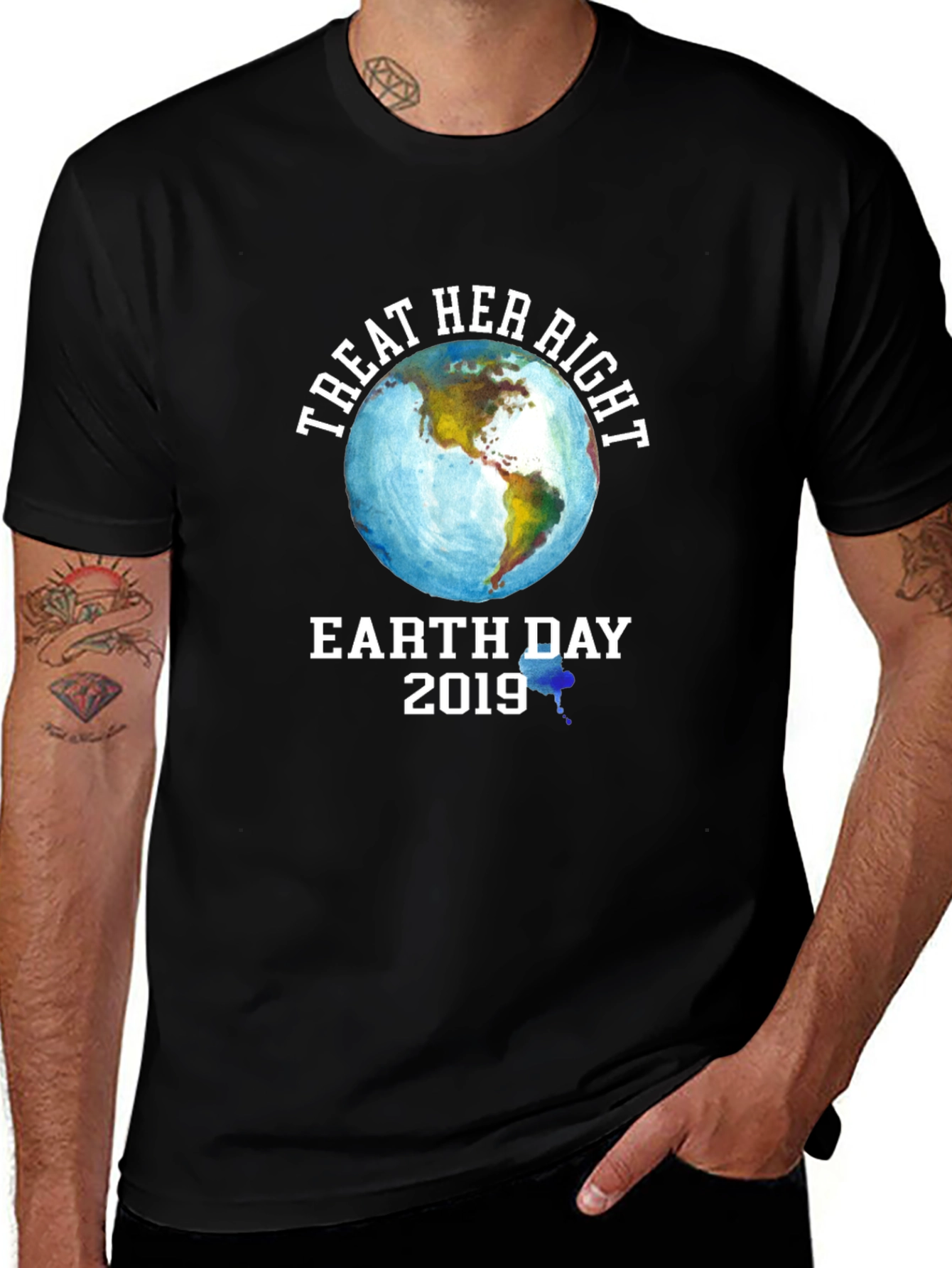 Treat Her Right Earth Day 2019 Graphic T-Shirt