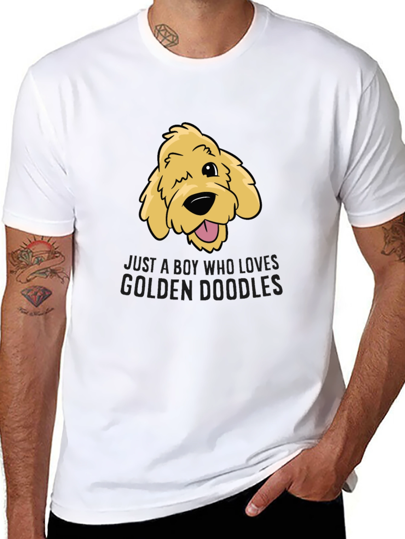 Golden Doodle Lover T-Shirt - Black