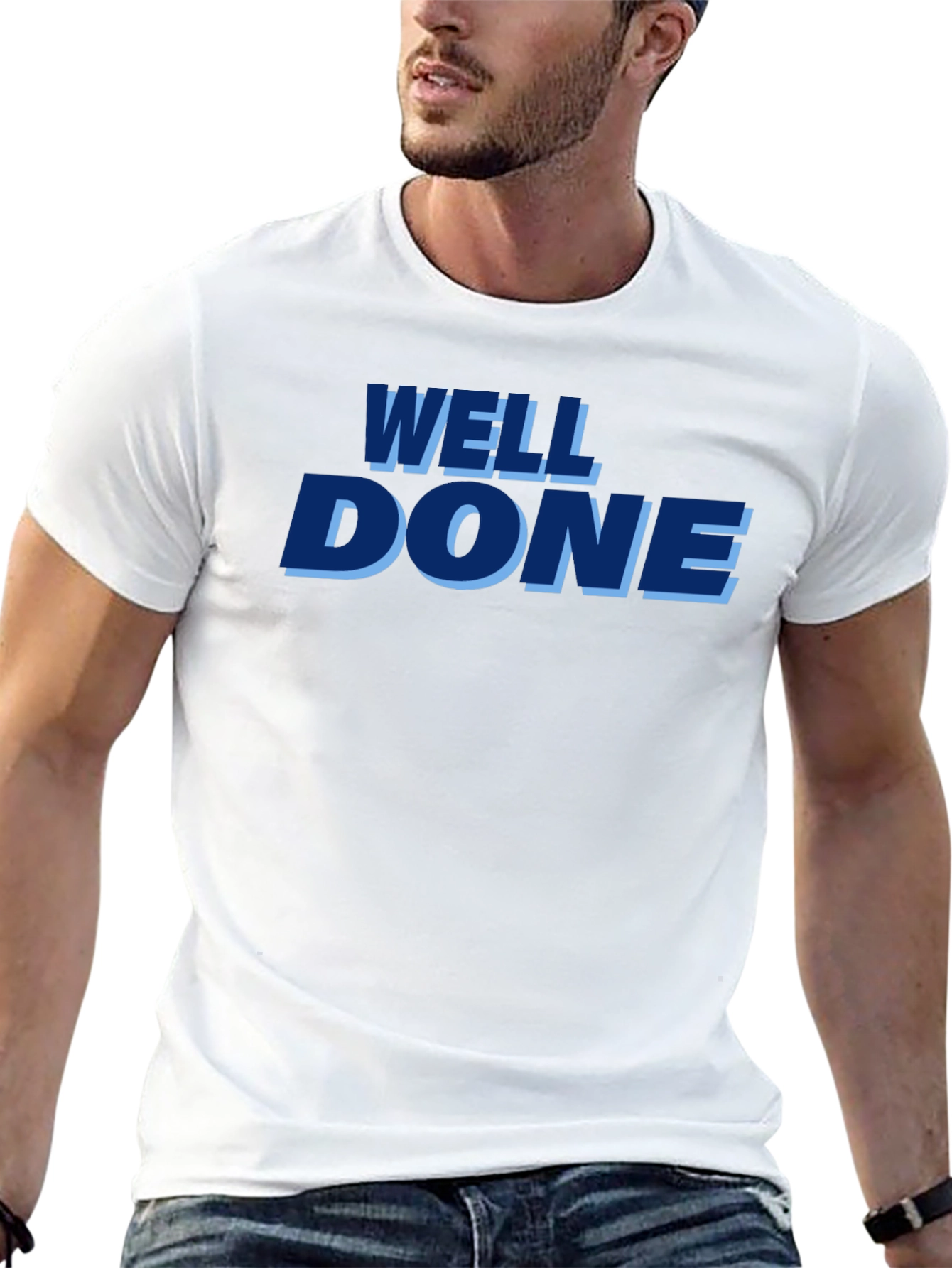 Well Done Graphic Tee - Trendy Mens T-Shirt