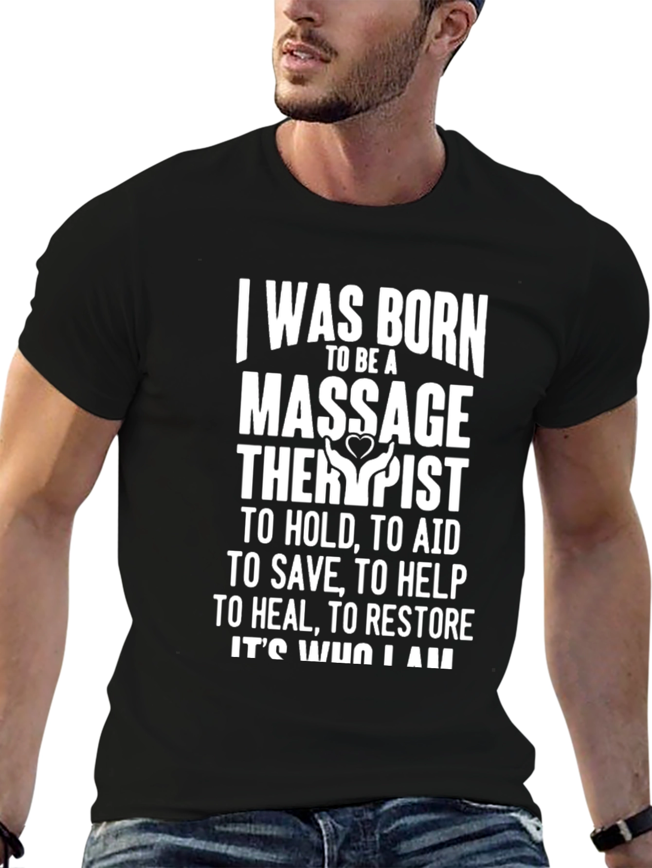 Massage Therapist Born To Heal T-Shirt