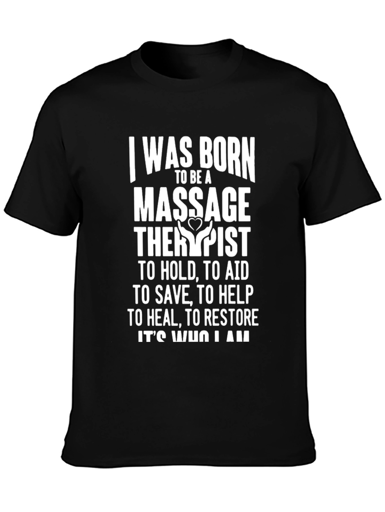 Massage Therapist Born To Heal T-Shirt
