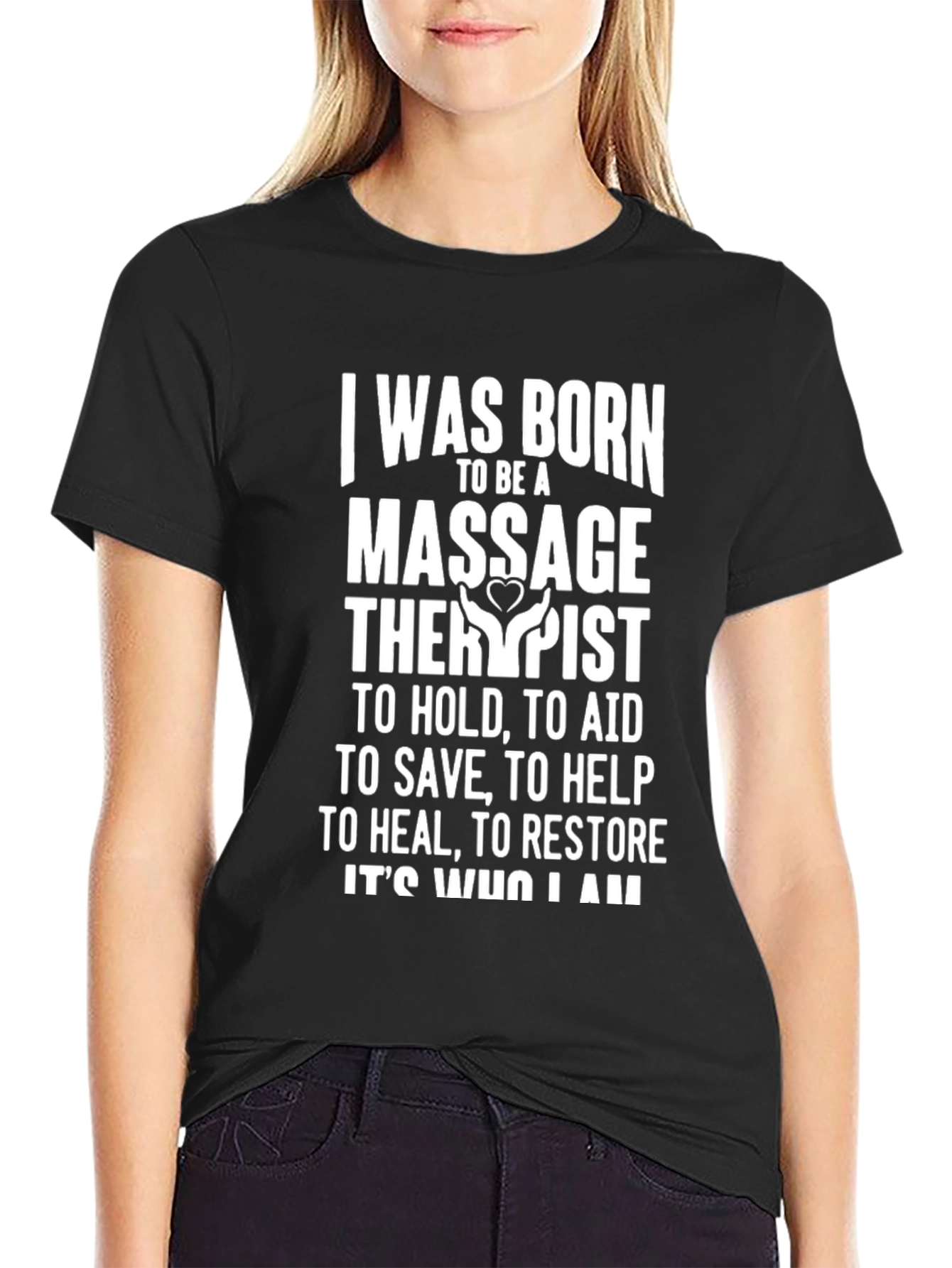 Massage Therapist Born To Heal T-Shirt