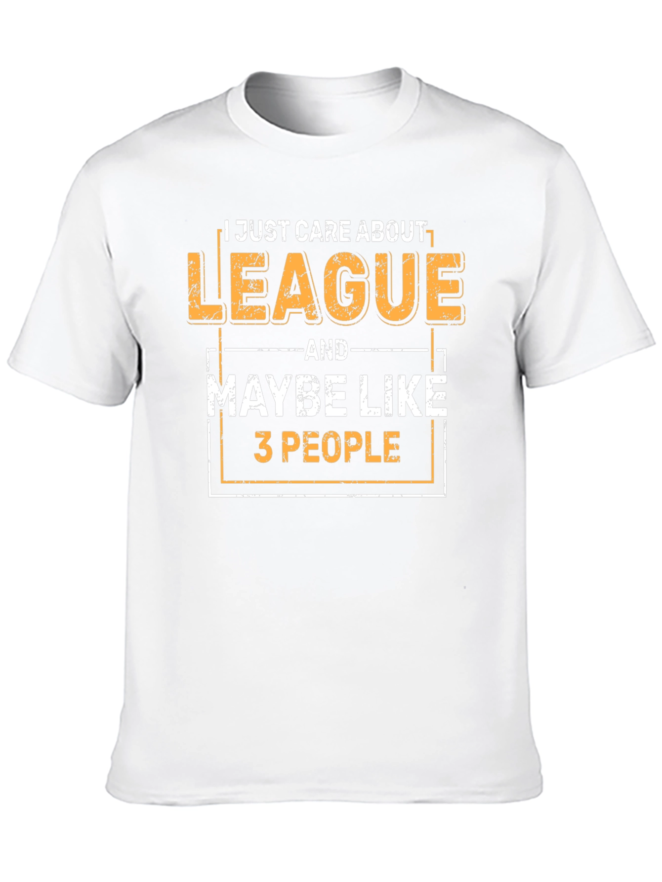 League and 3 People T-Shirt Funny