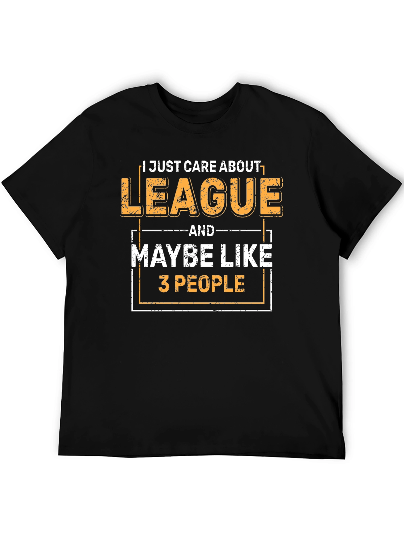 League and 3 People T-Shirt Funny