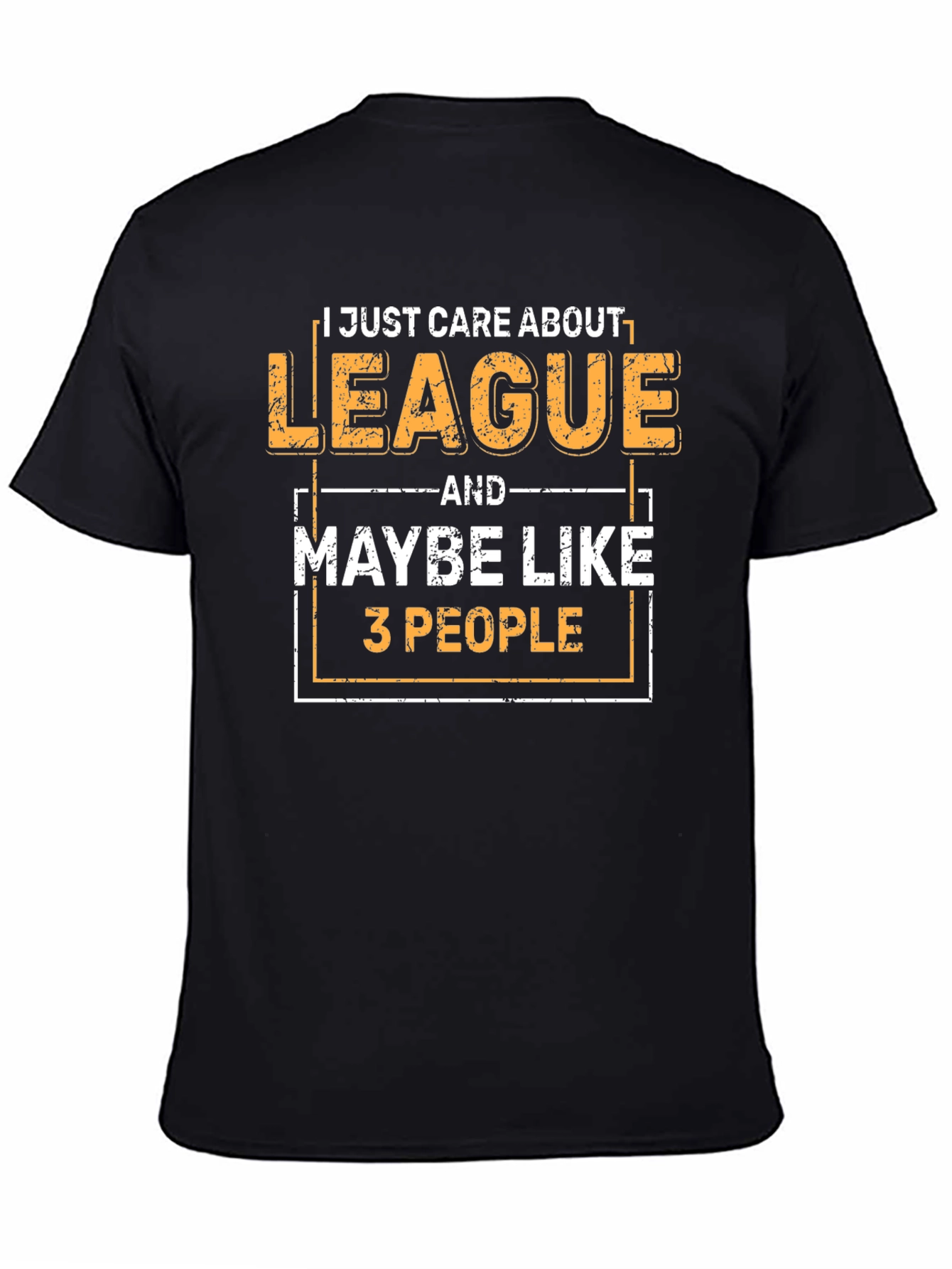 League and 3 People T-Shirt Funny