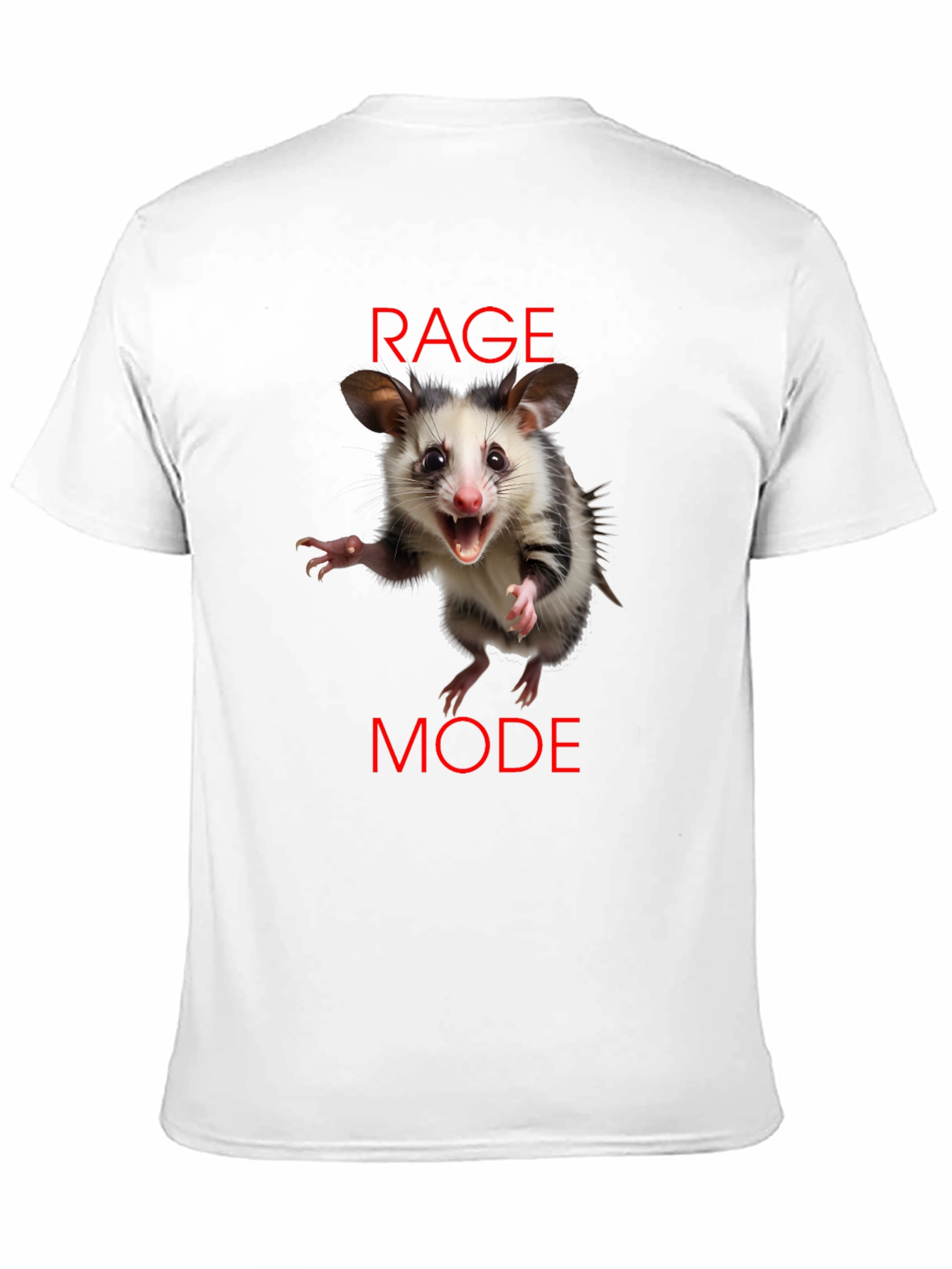 Rage Mode Opossum Black T-Shirt