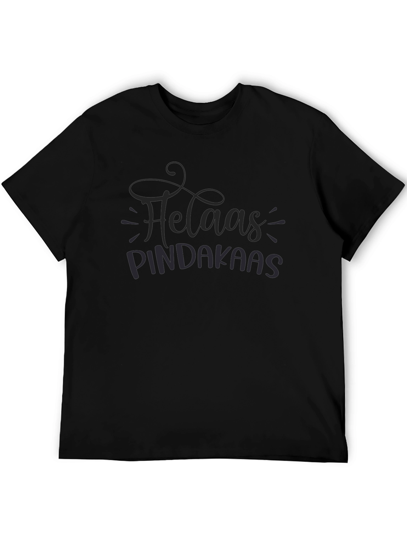 Helaas Pindakaas Graphic T-Shirt - Classic Black