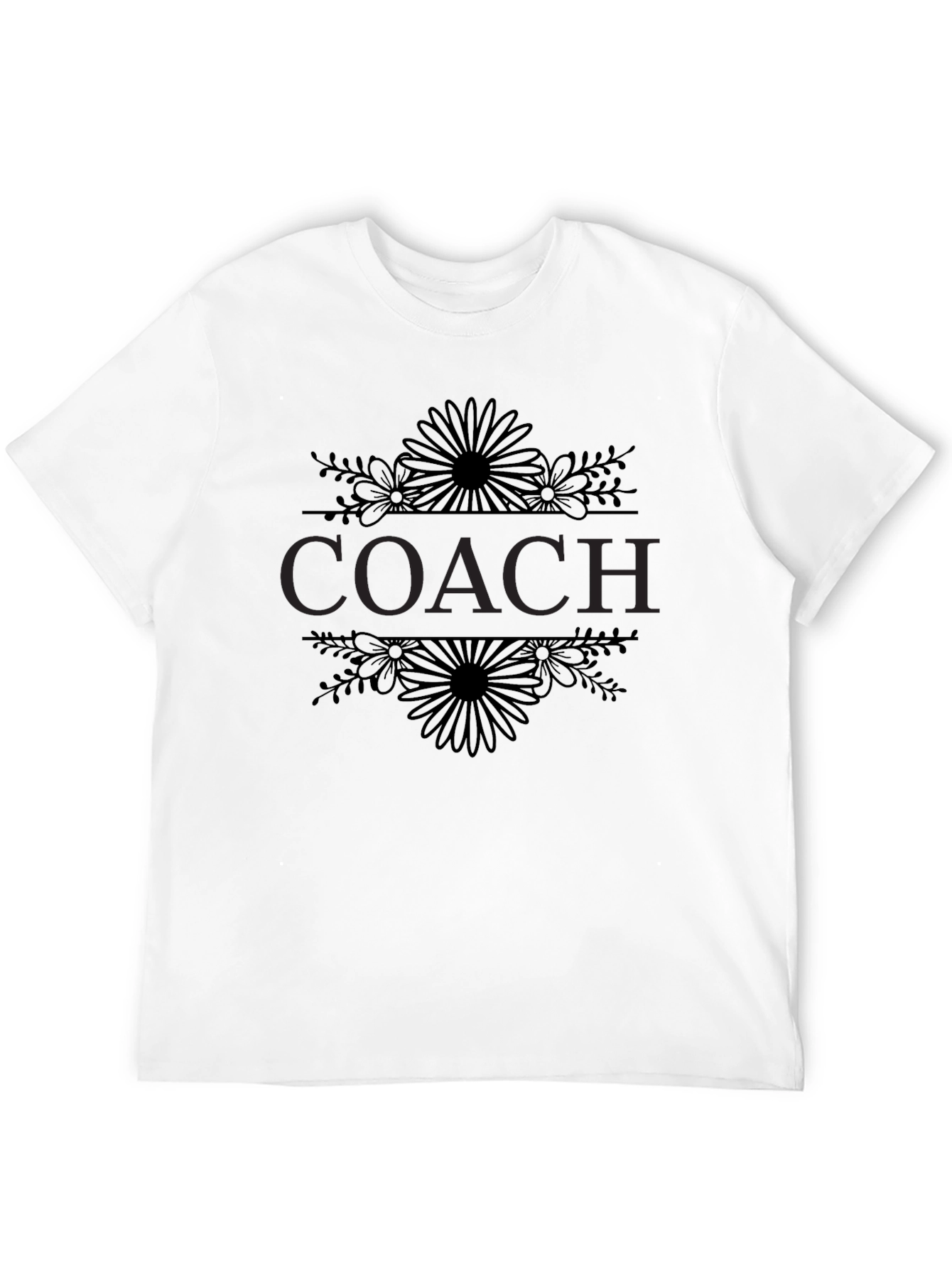 Floral Coach Graphic T-Shirt