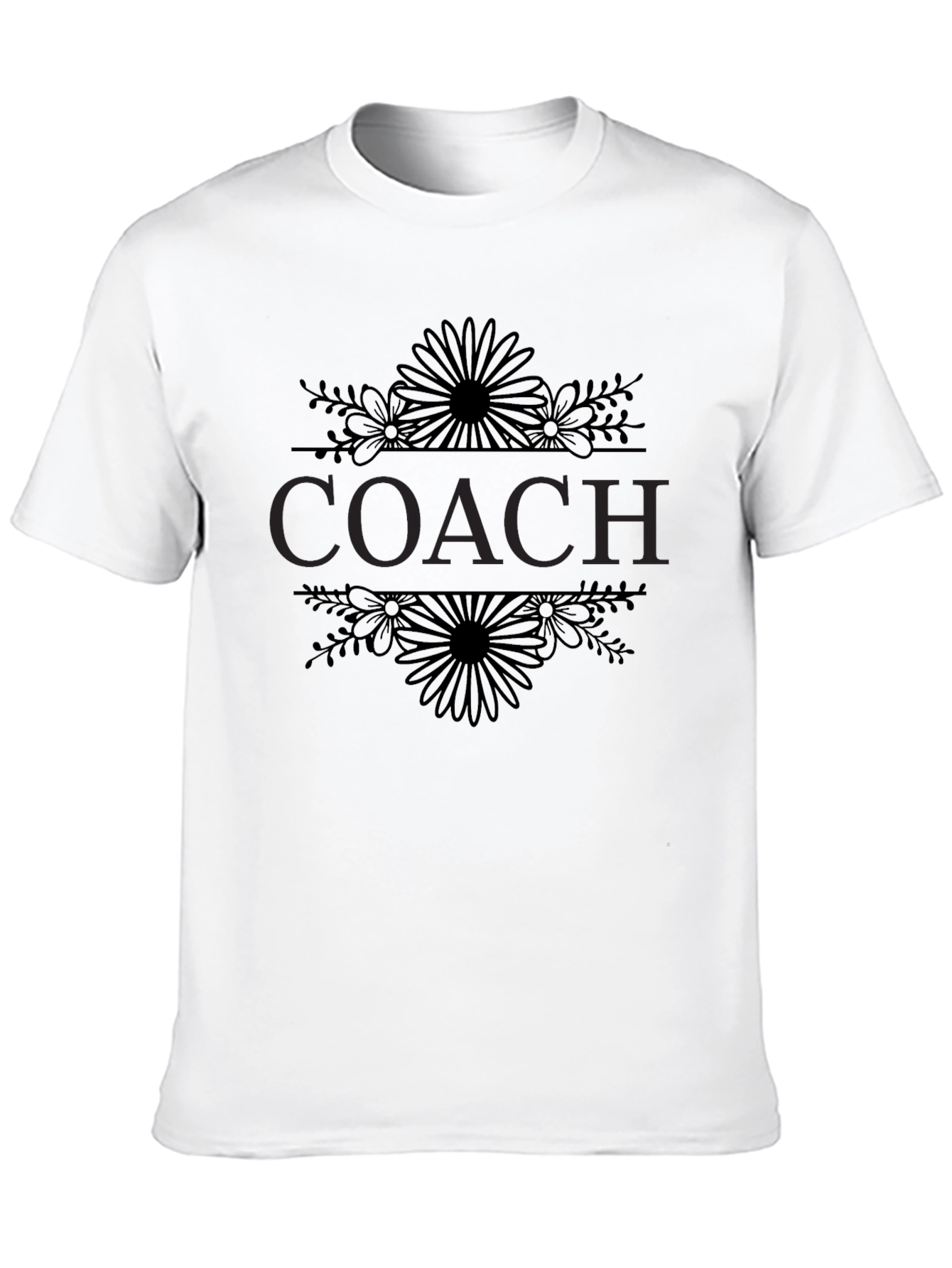 Floral Coach Graphic T-Shirt