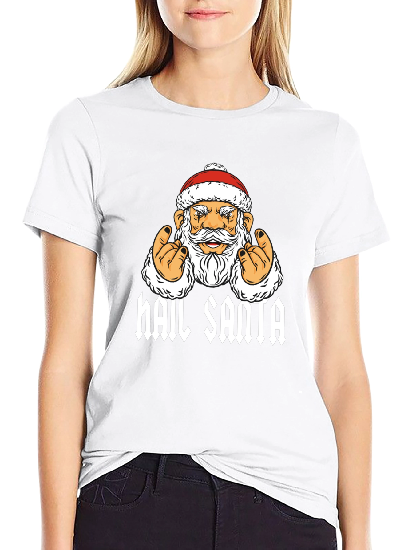 Hail Santa Graphic T-Shirt