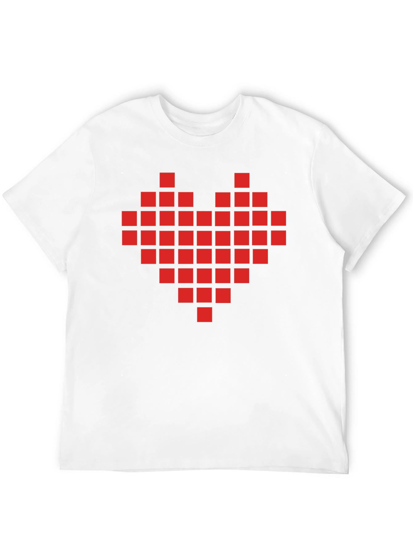 Pixel Heart Graphic T-Shirt