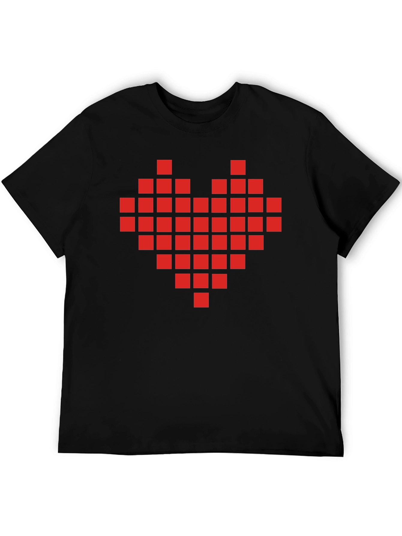 Pixel Heart Graphic T-Shirt