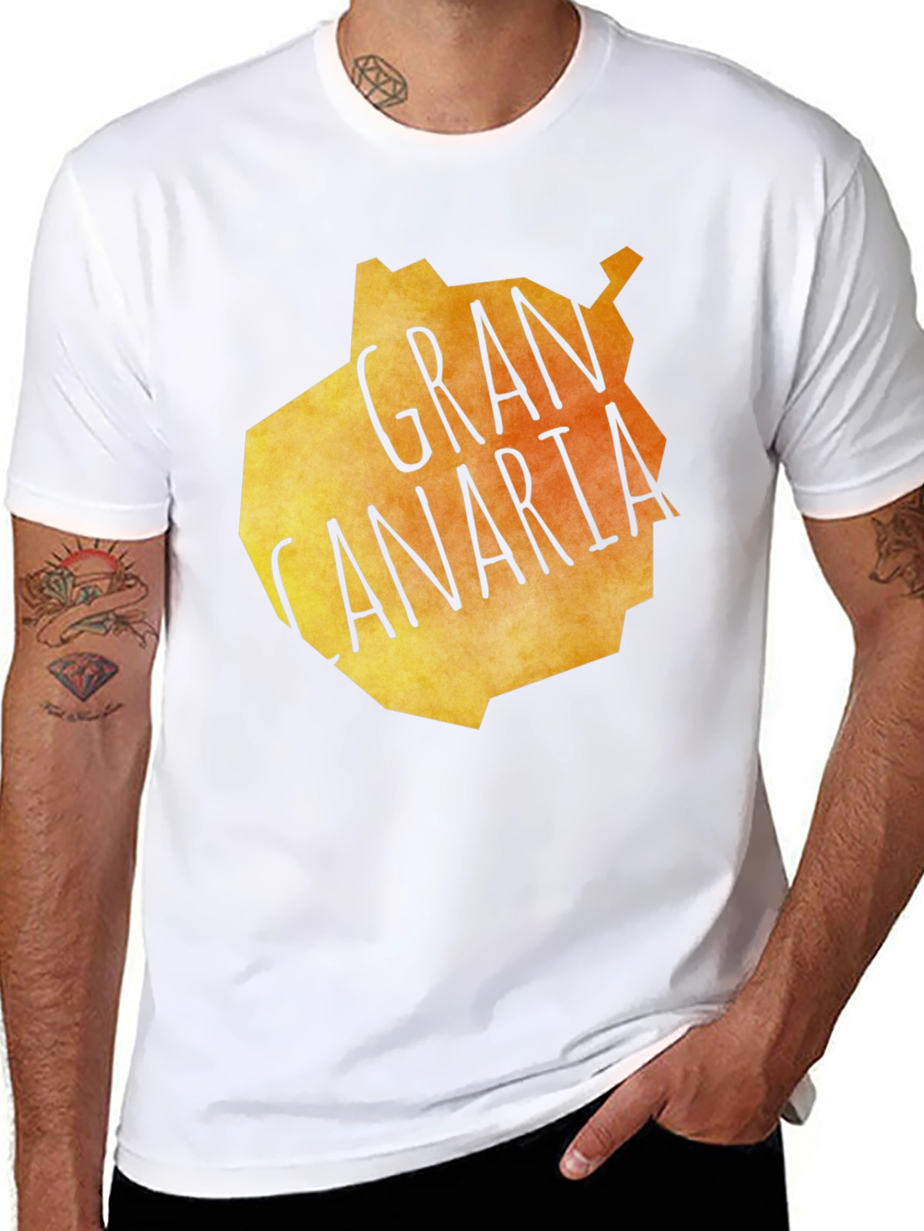 Gran Canaria Map T-Shirt - Canary Islands Souvenir