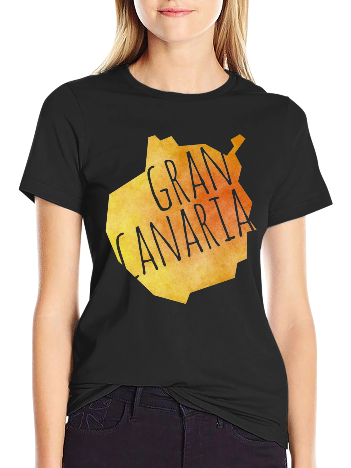 Gran Canaria Map T-Shirt - Canary Islands Souvenir