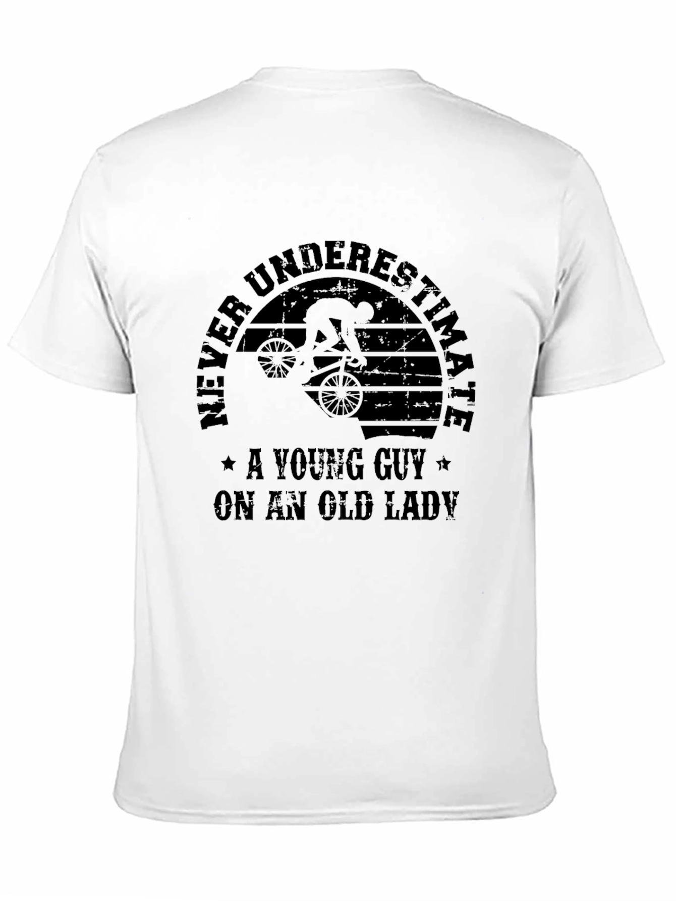 Never Underestimate an Old Lady Funny T-Shirt