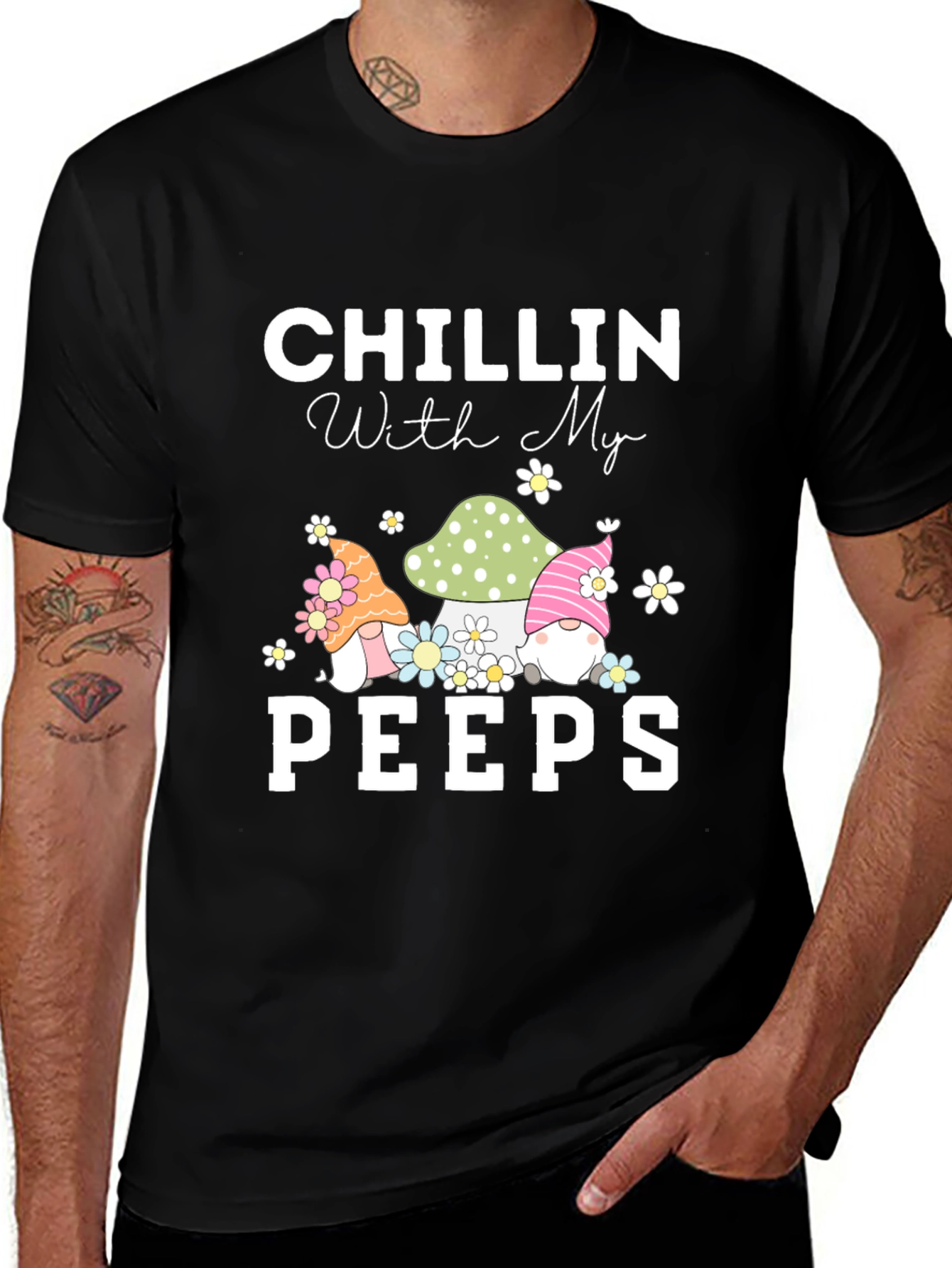 Chillin With My Peeps Graphic Tee