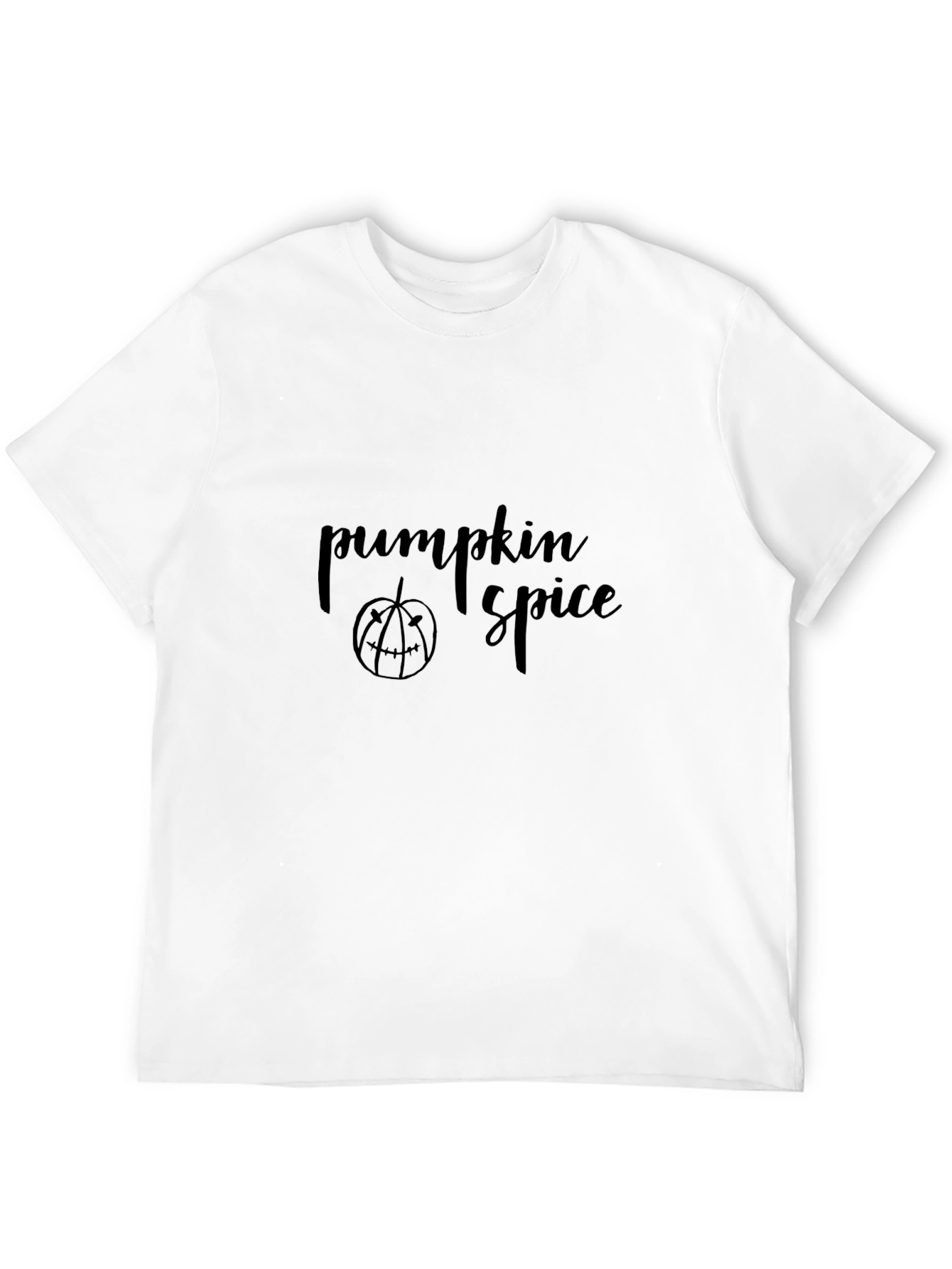 Pumpkin Spice Graphic Tee - Black Unisex