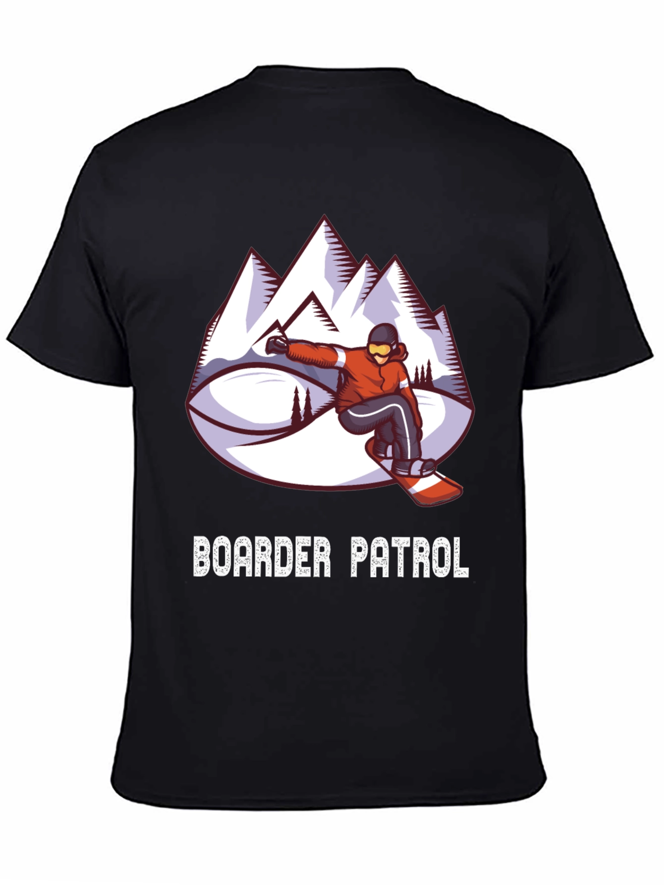 Boarder Patrol Graphic Tee - Snowboarding T-Shirt