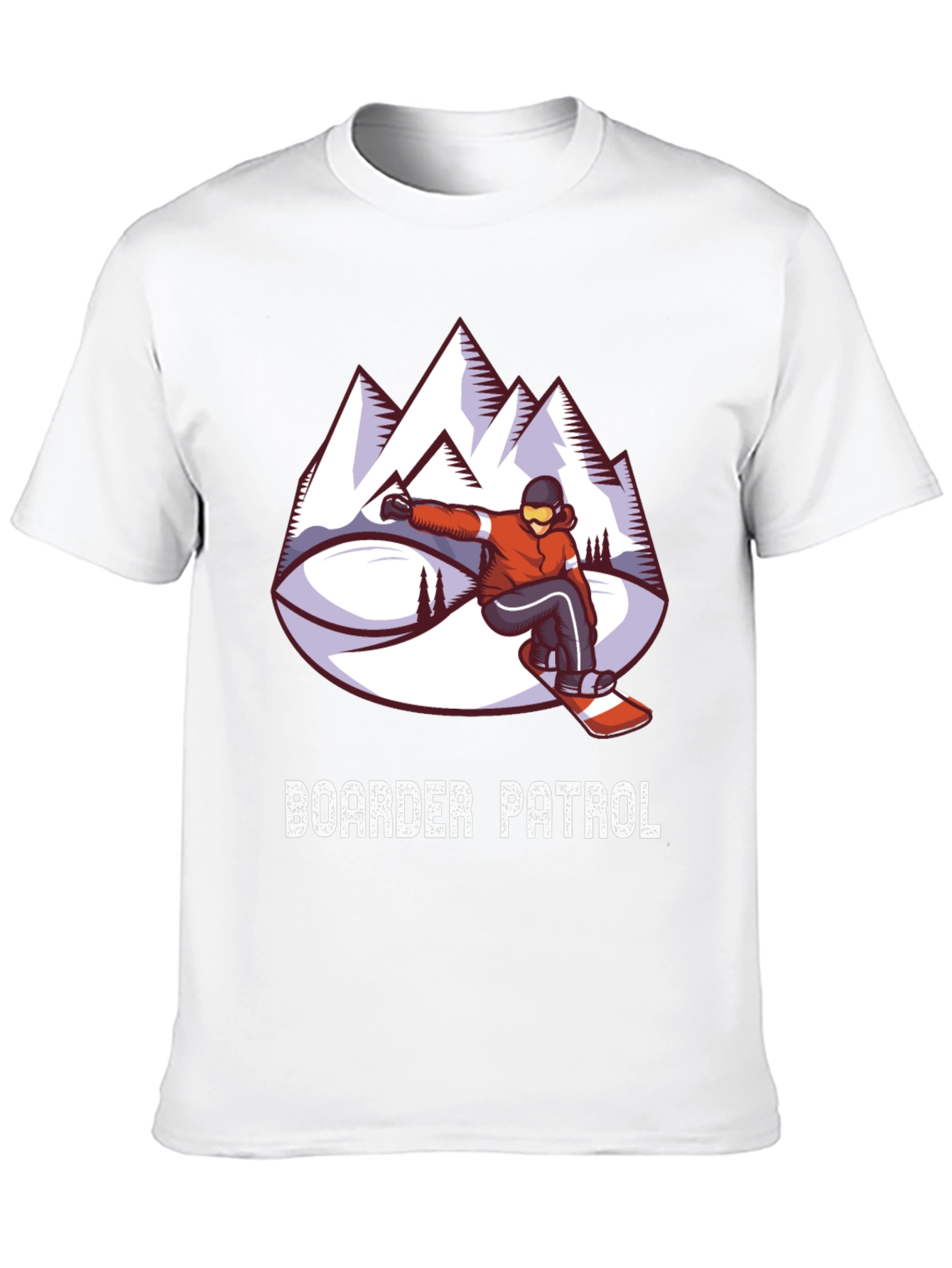 Boarder Patrol Graphic Tee - Snowboarding T-Shirt