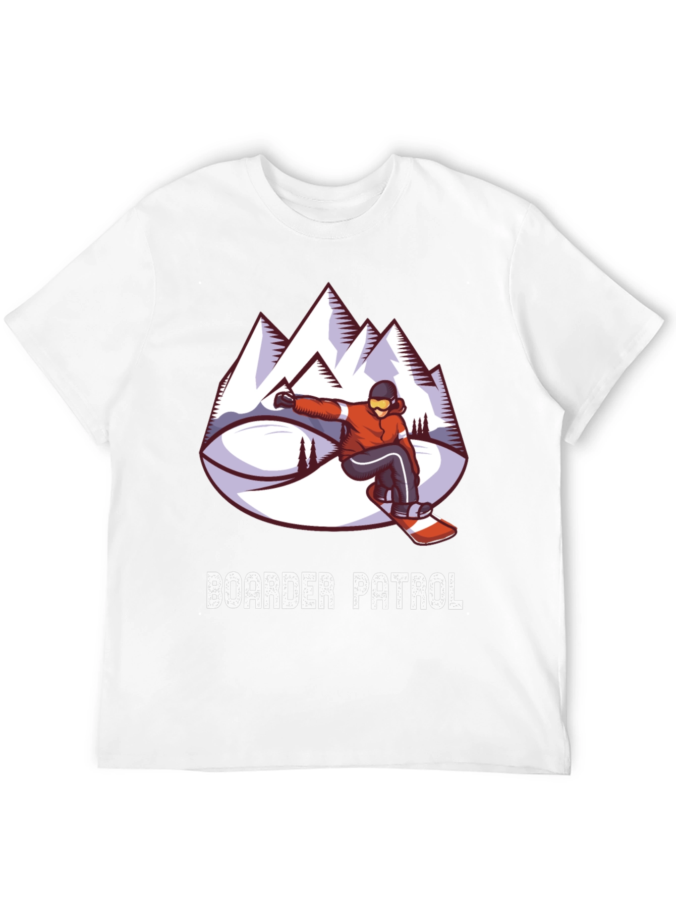 Boarder Patrol Graphic Tee - Snowboarding T-Shirt
