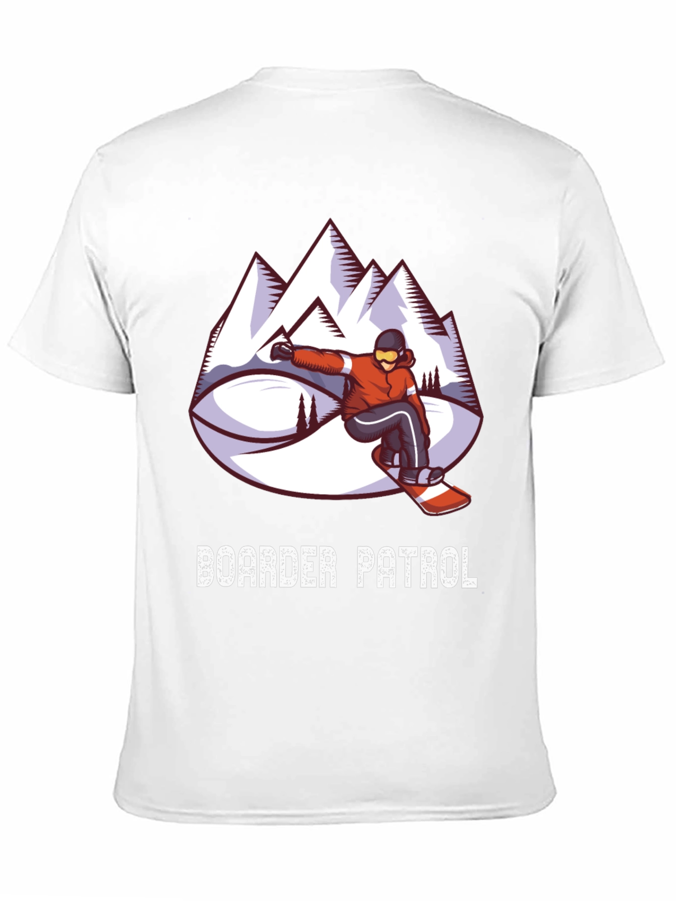 Boarder Patrol Graphic Tee - Snowboarding T-Shirt