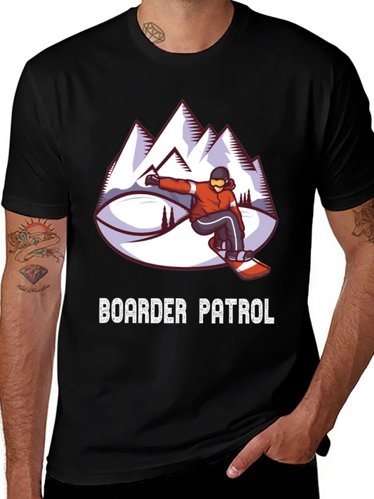 Boarder Patrol Graphic Tee - Snowboarding T-Shirt