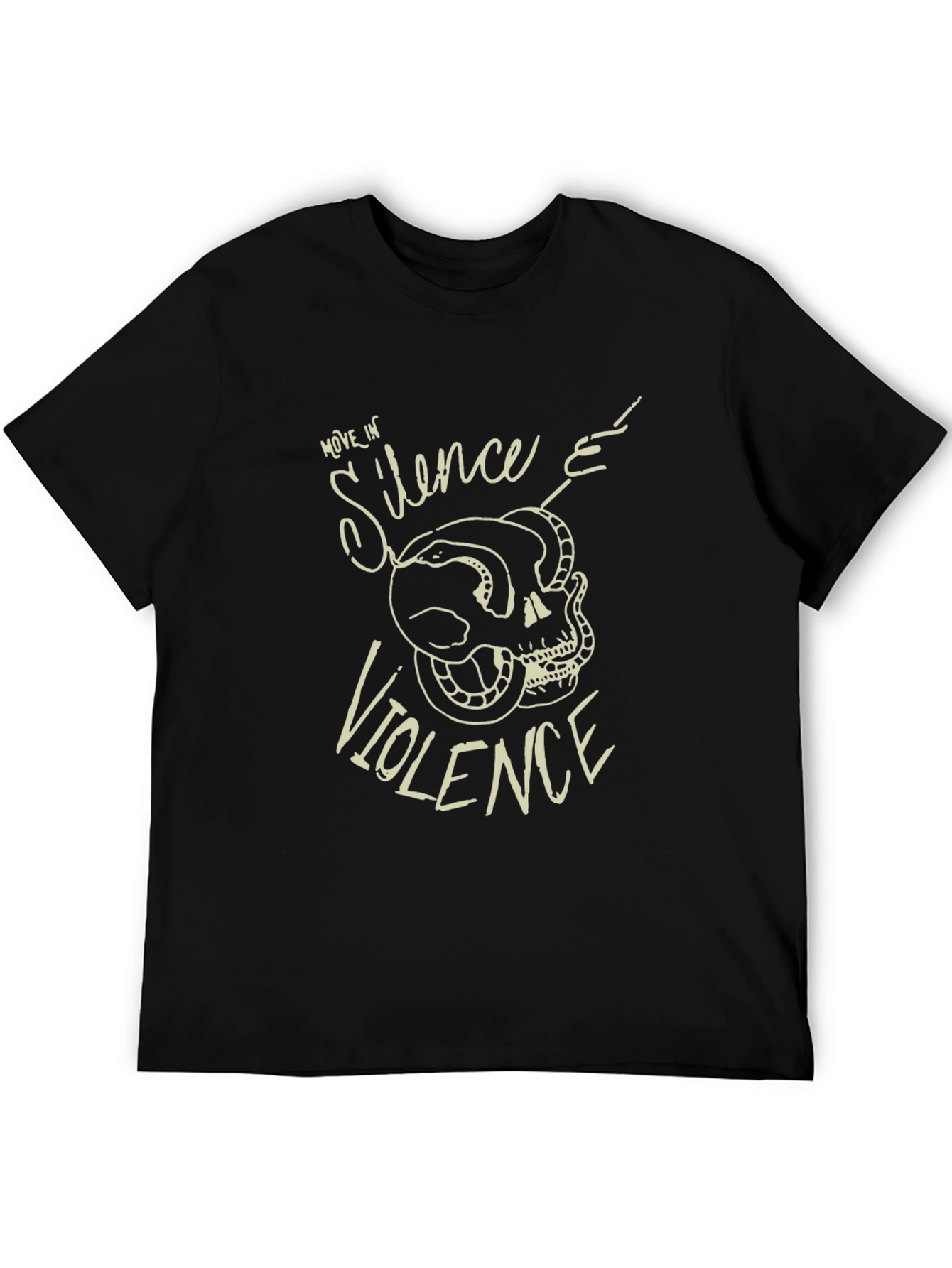Move in Silence Violence Graphic Tee
