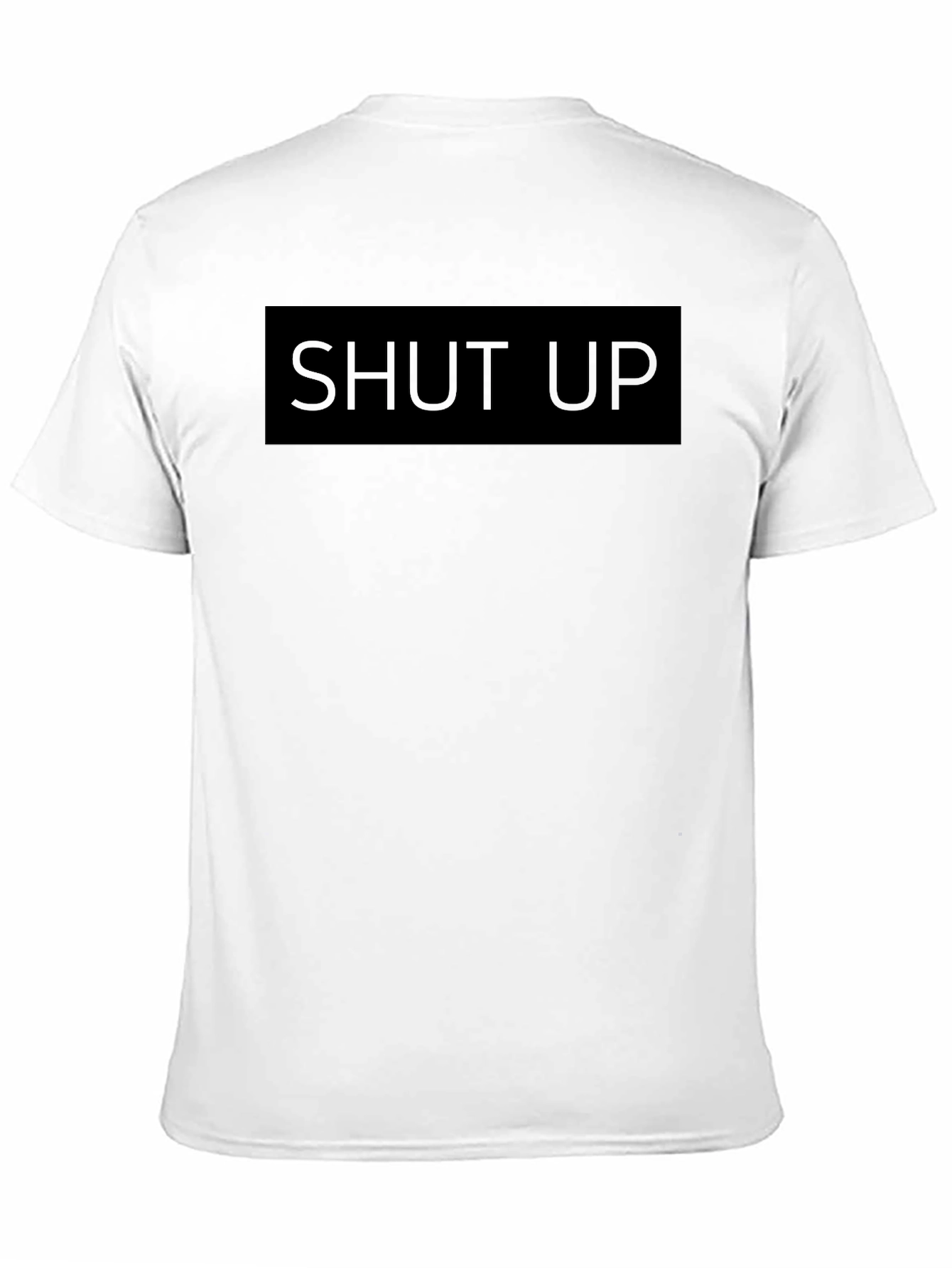 Black Shut Up Graphic Tee