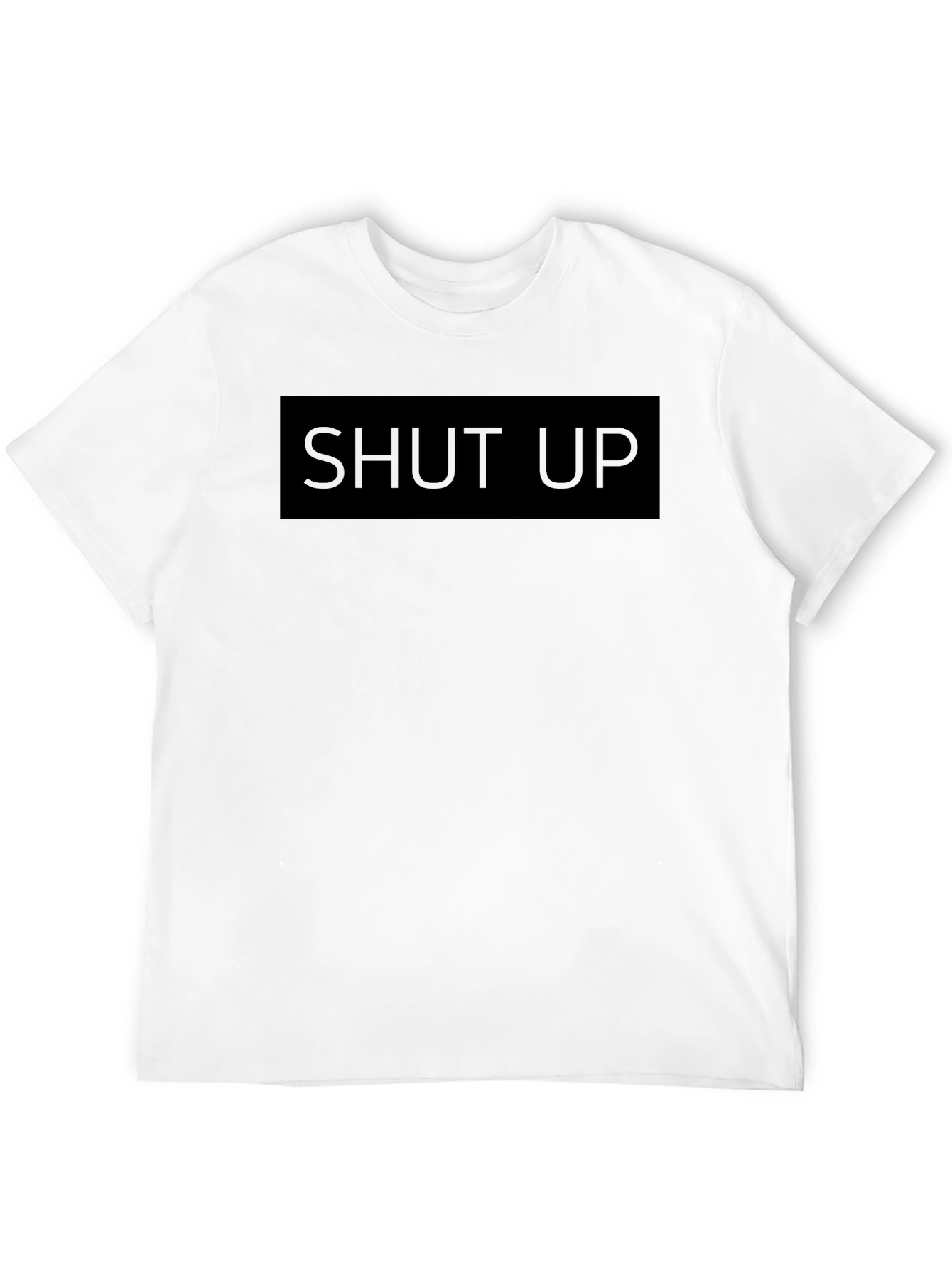 Black Shut Up Graphic Tee