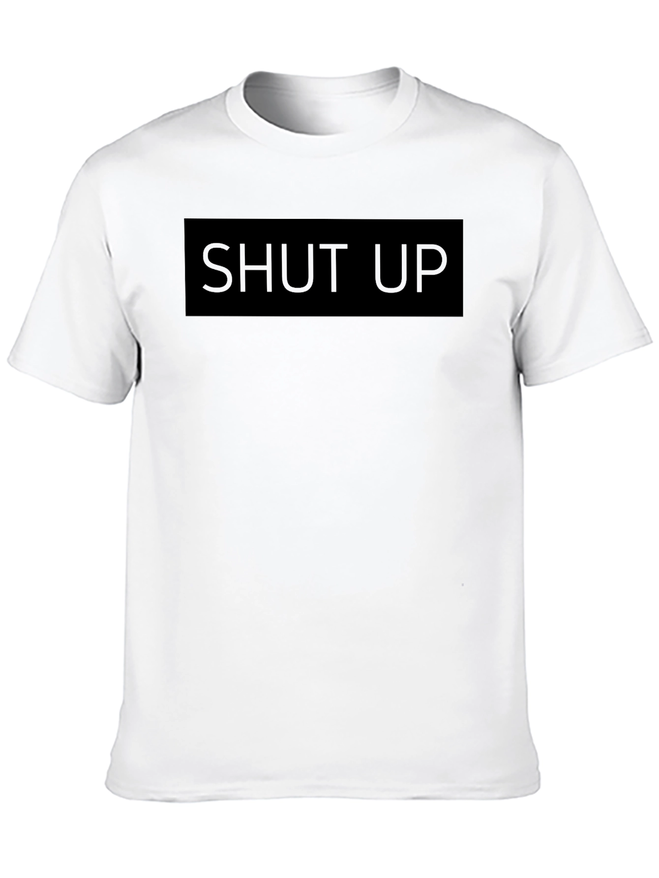 Black Shut Up Graphic Tee