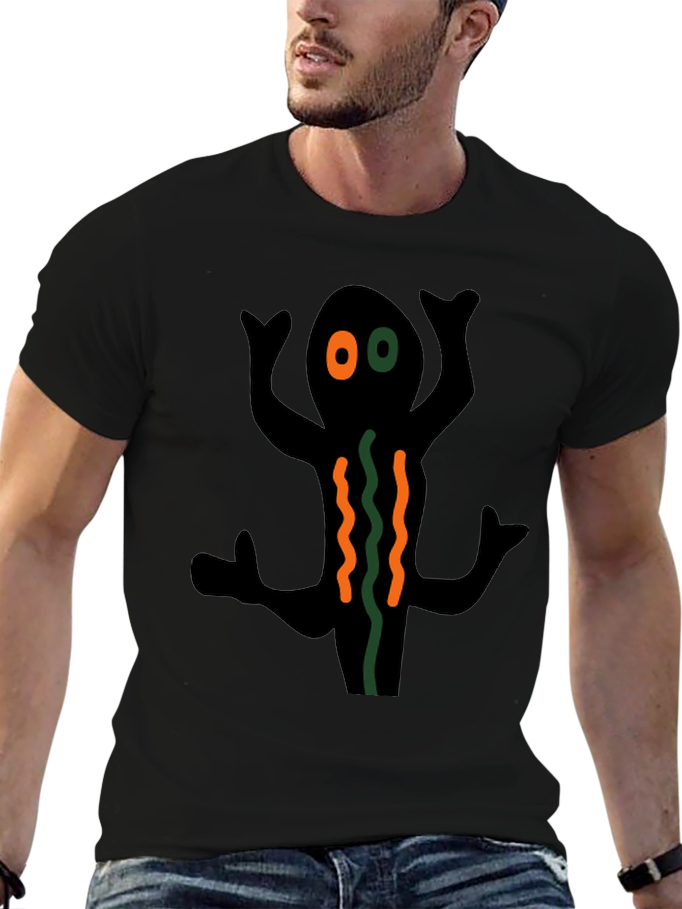 Unique Black Lizard Graphic Tee