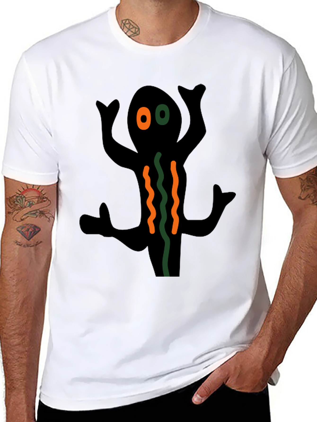 Unique Black Lizard Graphic Tee