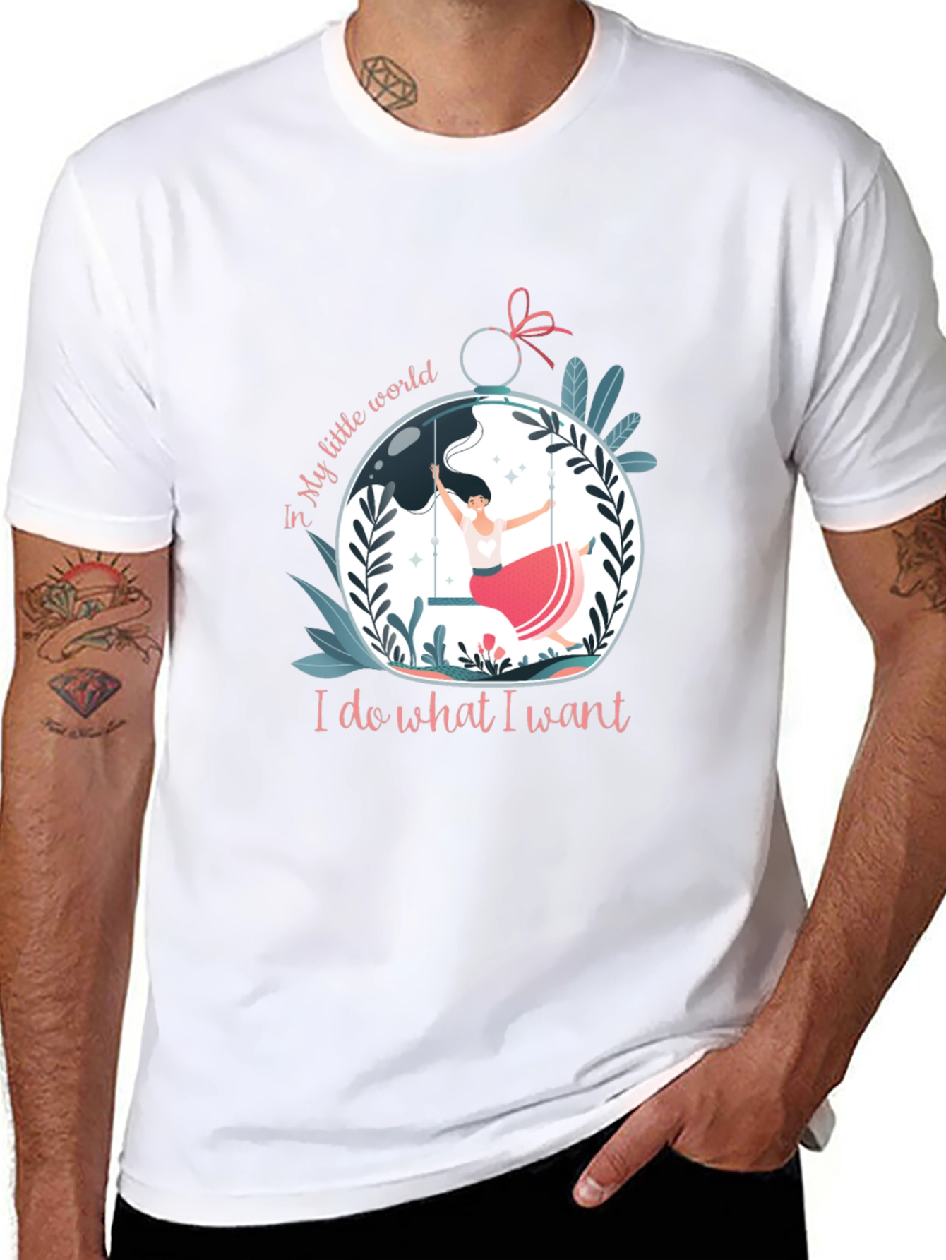 My Little World T-Shirt - Whimsical Graphic Tee