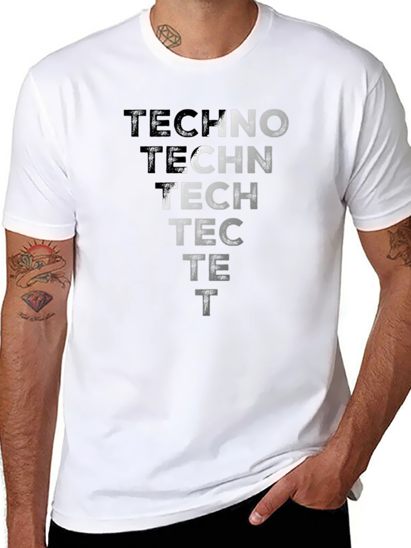 Techno Music Inspired Graphic Tee