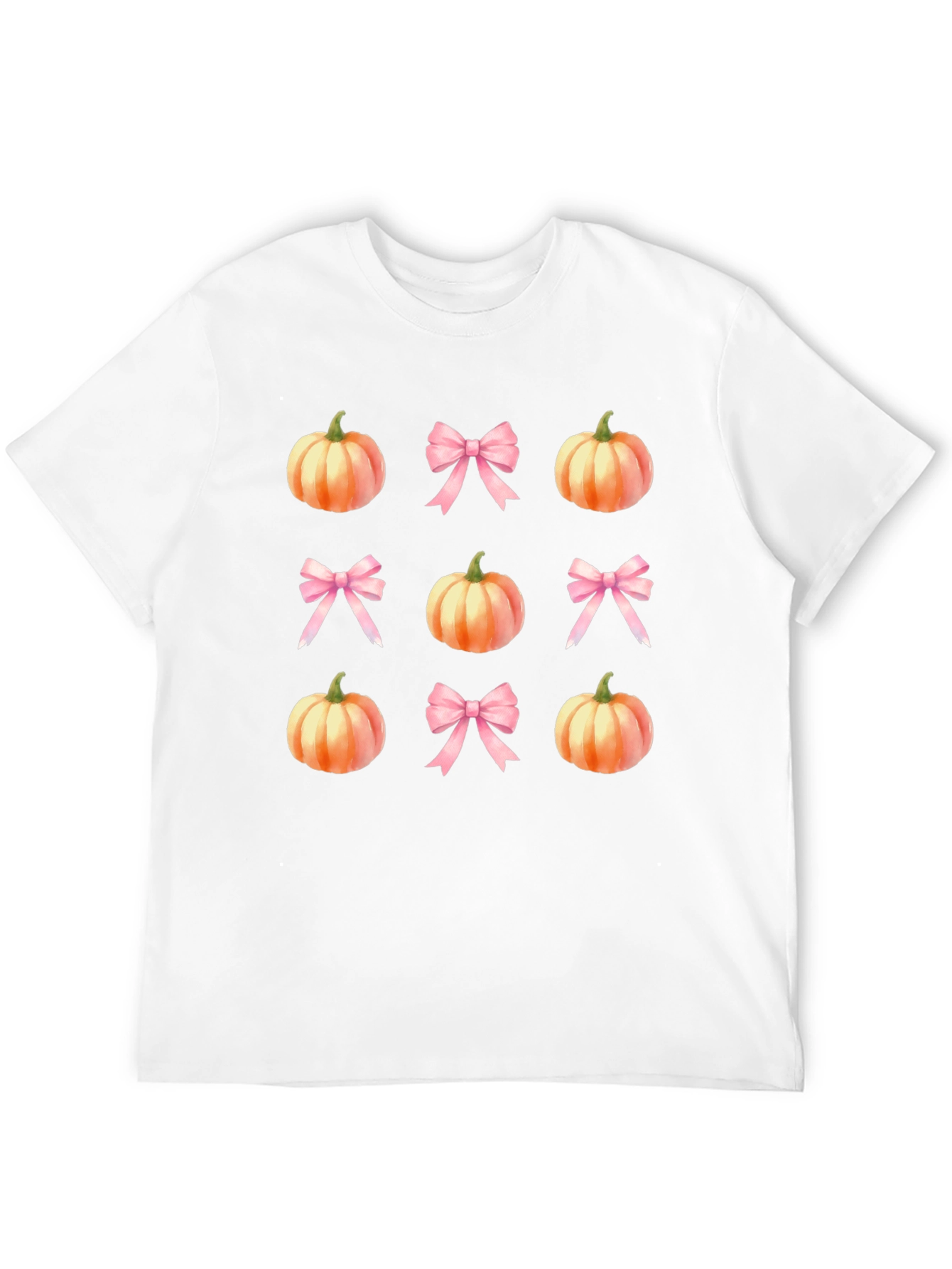 Pumpkin & Bow T-Shirt: Fall Festive Style